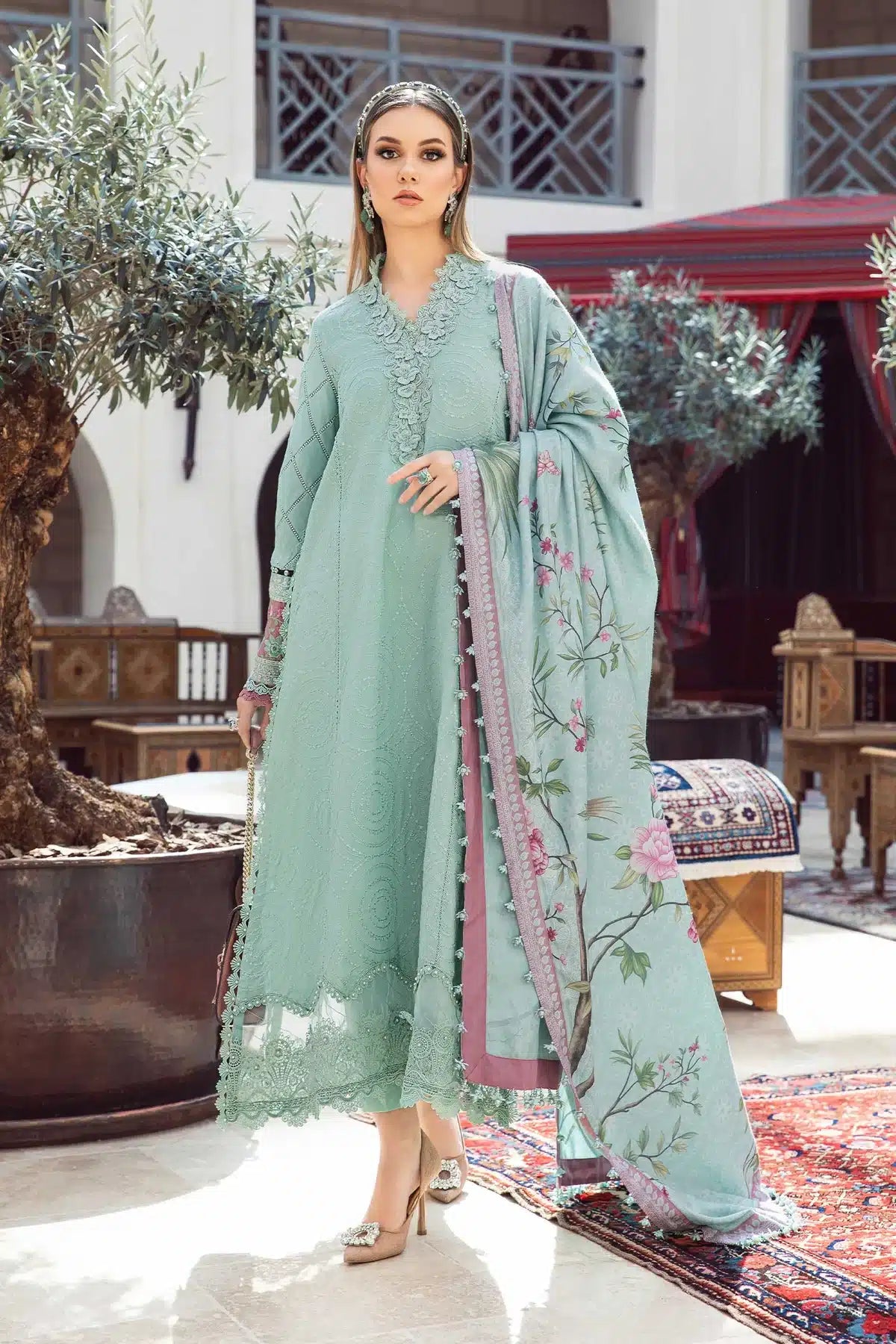 Maria B | M Prints Winter 23 | MPT-2001-A - House Of Anaya