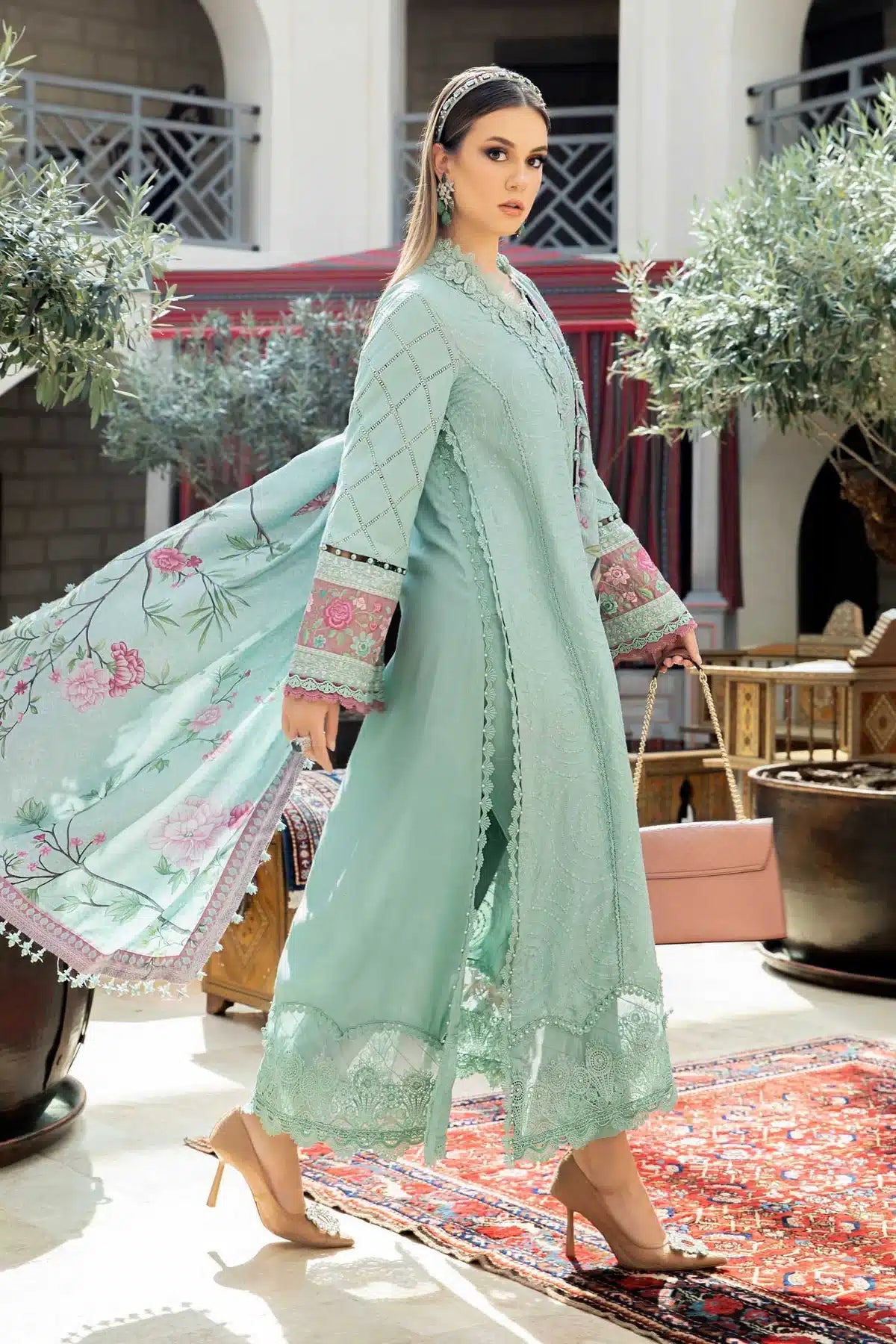 Maria B | M Prints Winter 23 | MPT-2001-A - House Of Anaya