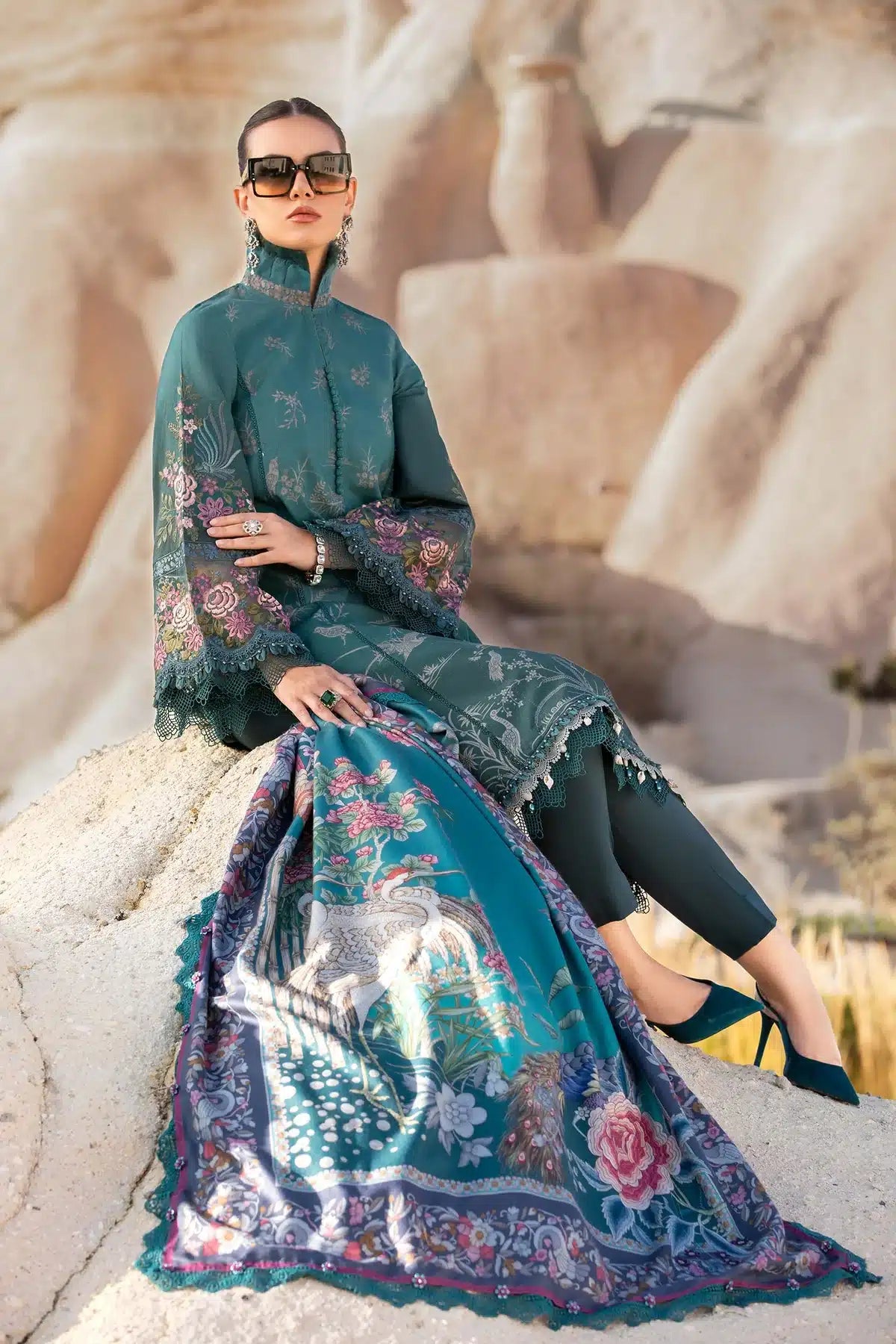 Maria B | M Prints Winter 23 | MPT-2007-B - House Of Anaya