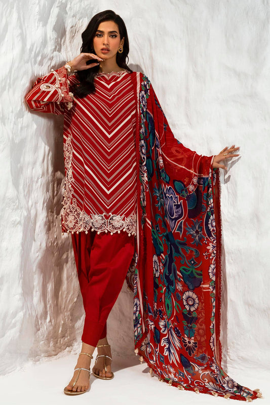 Sana Safinaz | Muzlin Summer 24 | 002A-CI - House Of Anaya