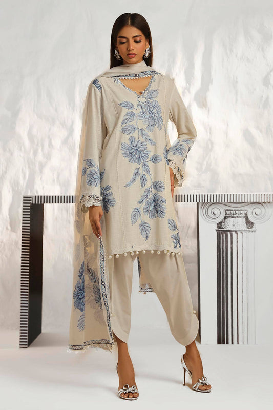 Sana Safinaz | Muzlin Summer 24 | 011A-CT - House Of Anaya