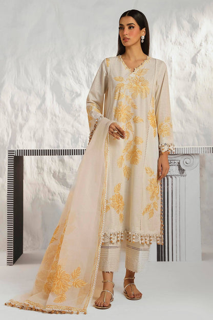 Sana Safinaz | Muzlin Summer 24 | 011B-CT - House Of Anaya