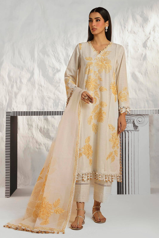 Sana Safinaz | Muzlin Summer 24 | 011B-CT - House Of Anaya