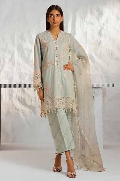 Sana Safinaz | Muzlin Summer 24 | 018A-CV - House Of Anaya