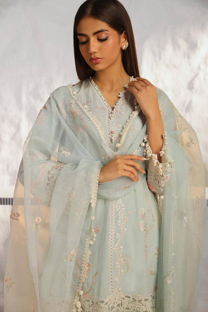 Sana Safinaz | Muzlin Summer 24 | 018A-CV - House Of Anaya