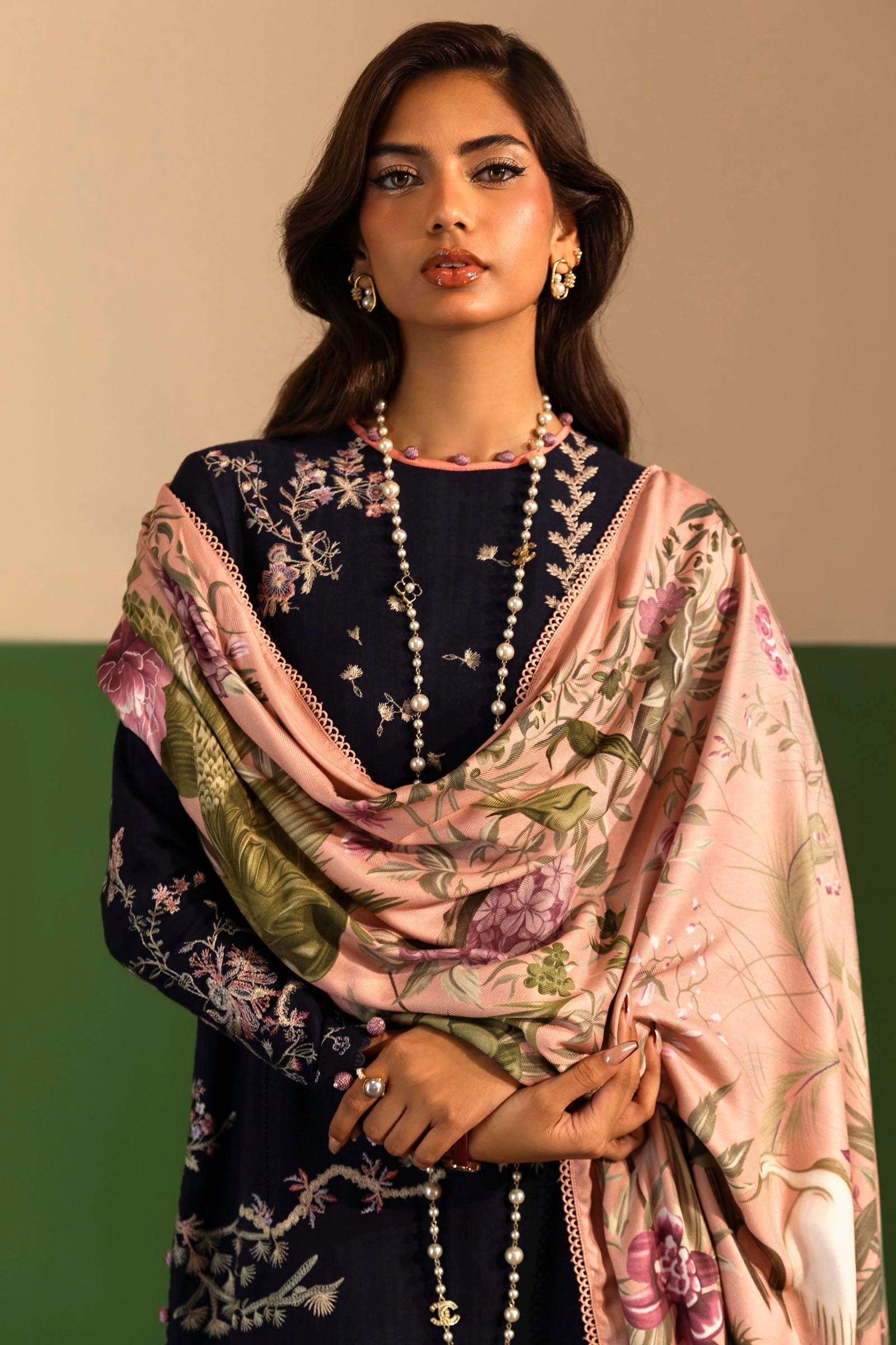Sana Safinaz | Muzlin Winter 2024 |  M243-006A-3AP