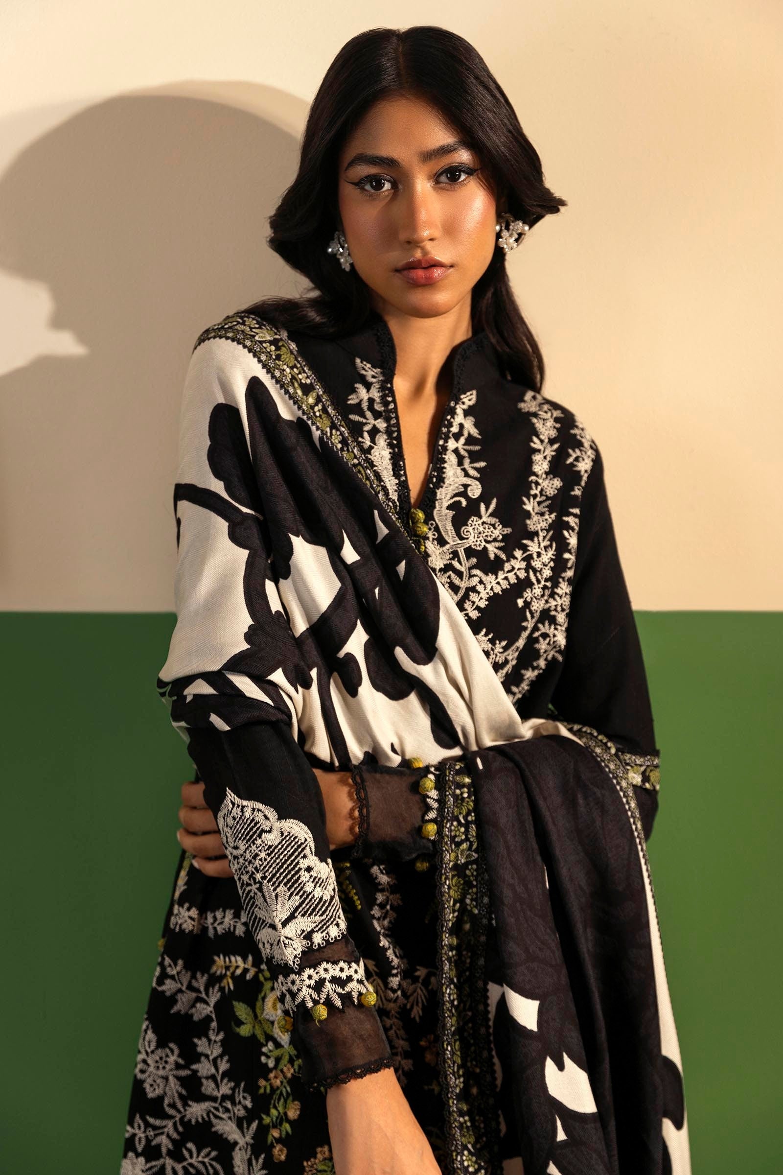 Sana Safinaz | Muzlin Winter 2024 |  M243-012B-3AP