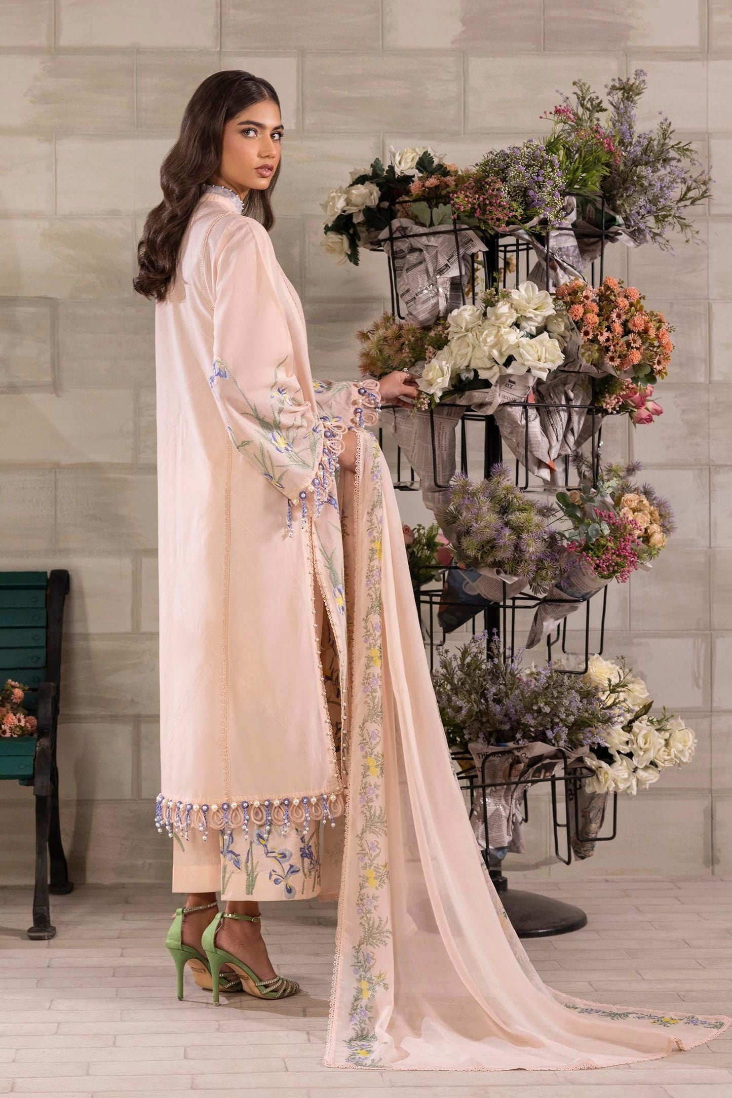 Sana Safinaz | Muzlin Spring 25 | M251-017B-3CJ - House Of Anaya