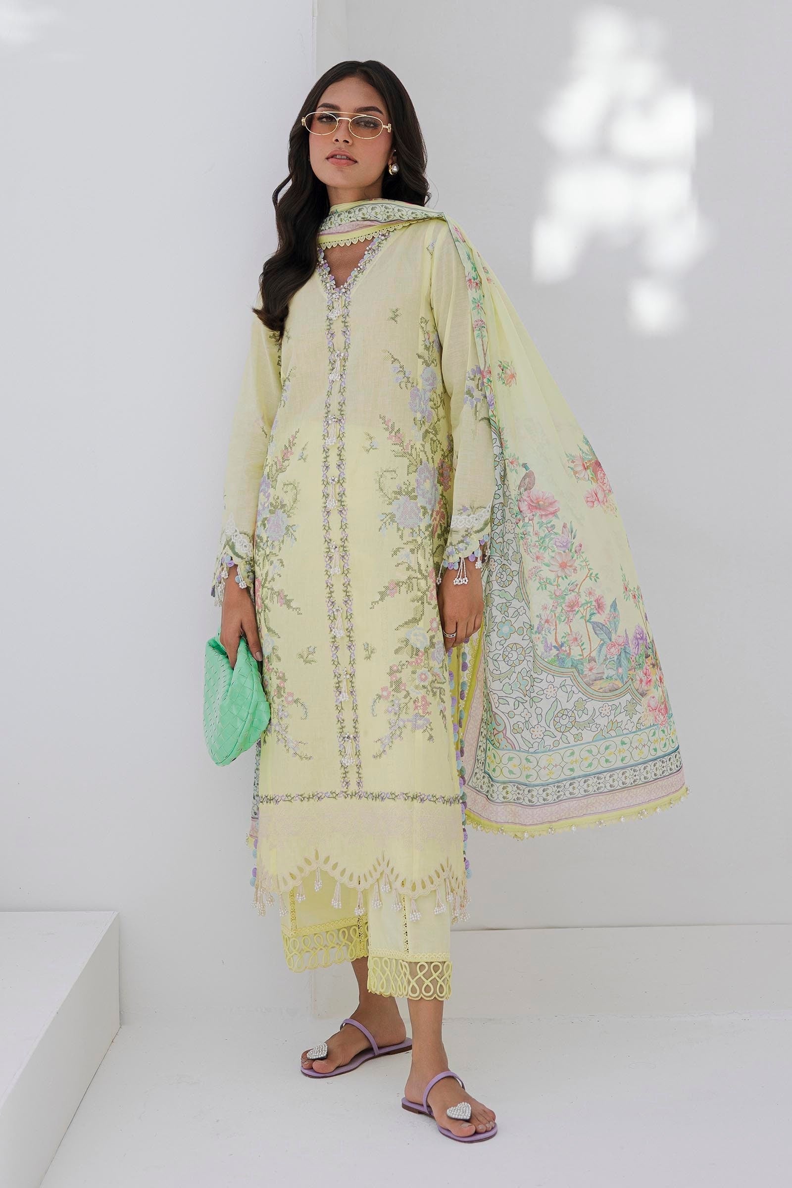Sana Safinaz | Muzlin Summer 25 | 009A