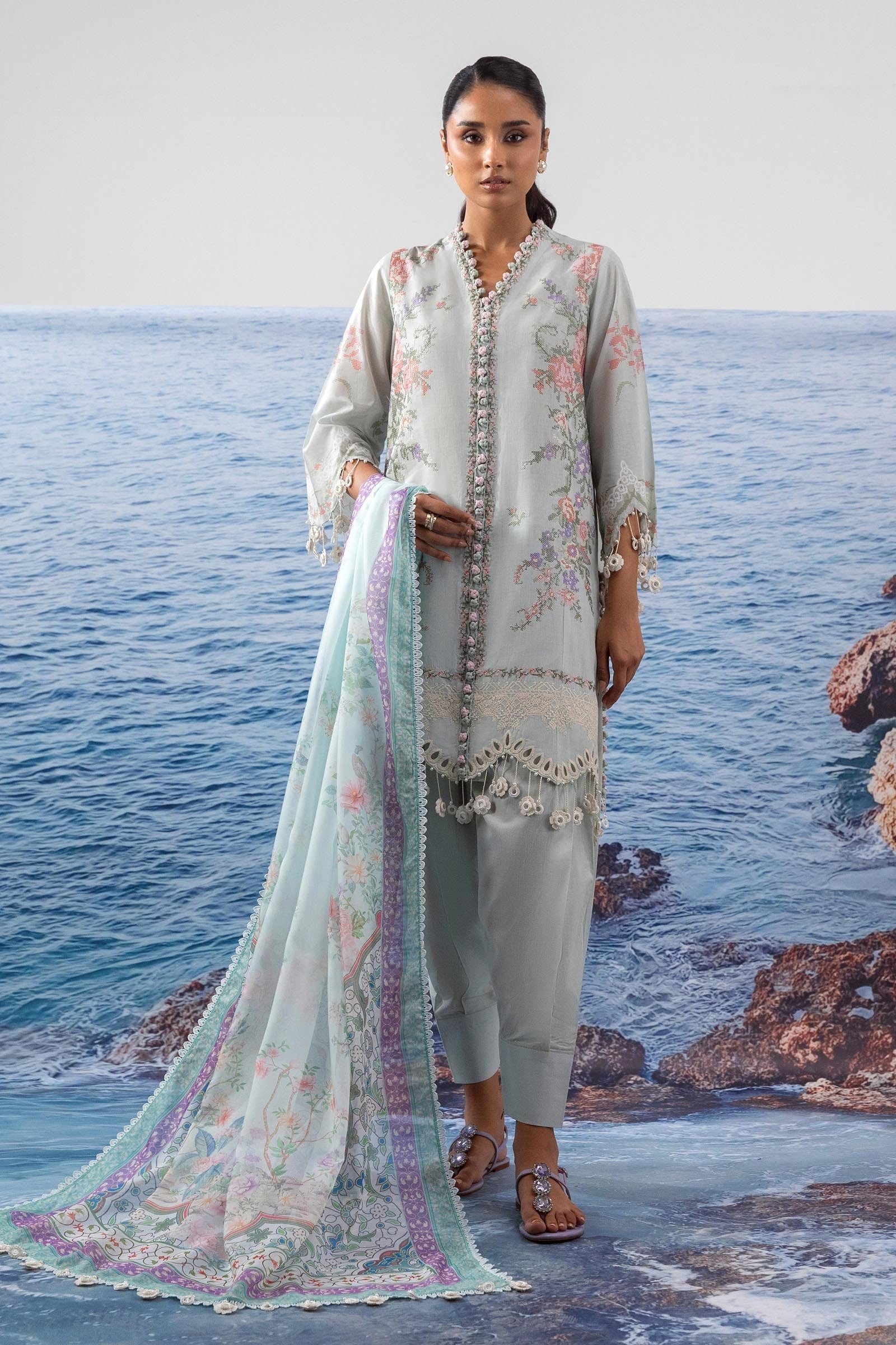 Sana Safinaz | Muzlin Summer 25 | 009B
