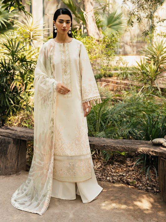 Izel | Dastak Luxury Lawn | MAAHAY - House Of Anaya