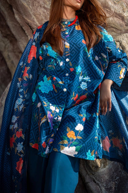 Sana Safinaz | Mahay Spring 24 | H241-013B-2BK - House Of Anaya