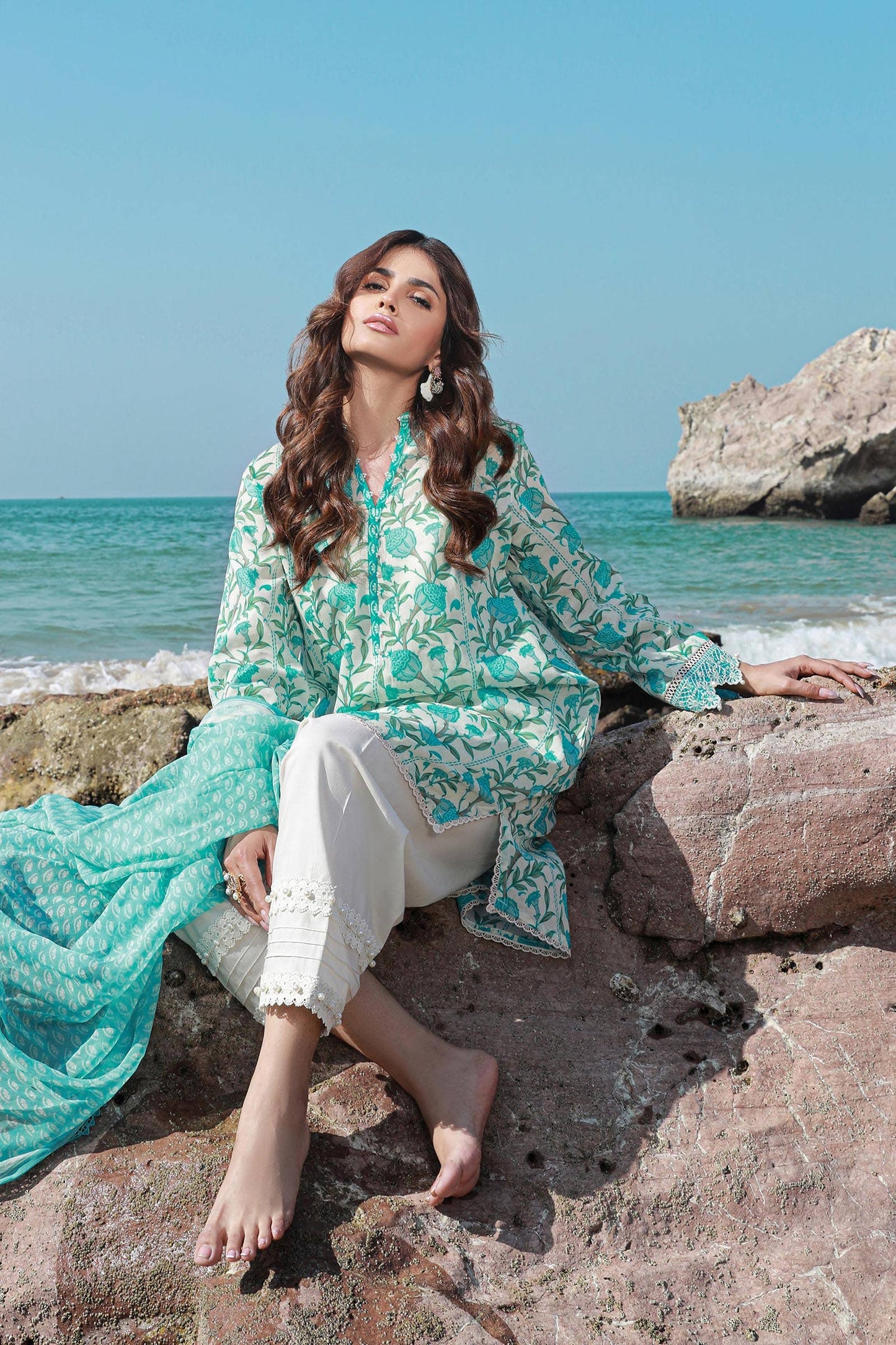 Sana Safinaz | Mahay Spring 24 | H241-002A-2BI - House Of Anaya