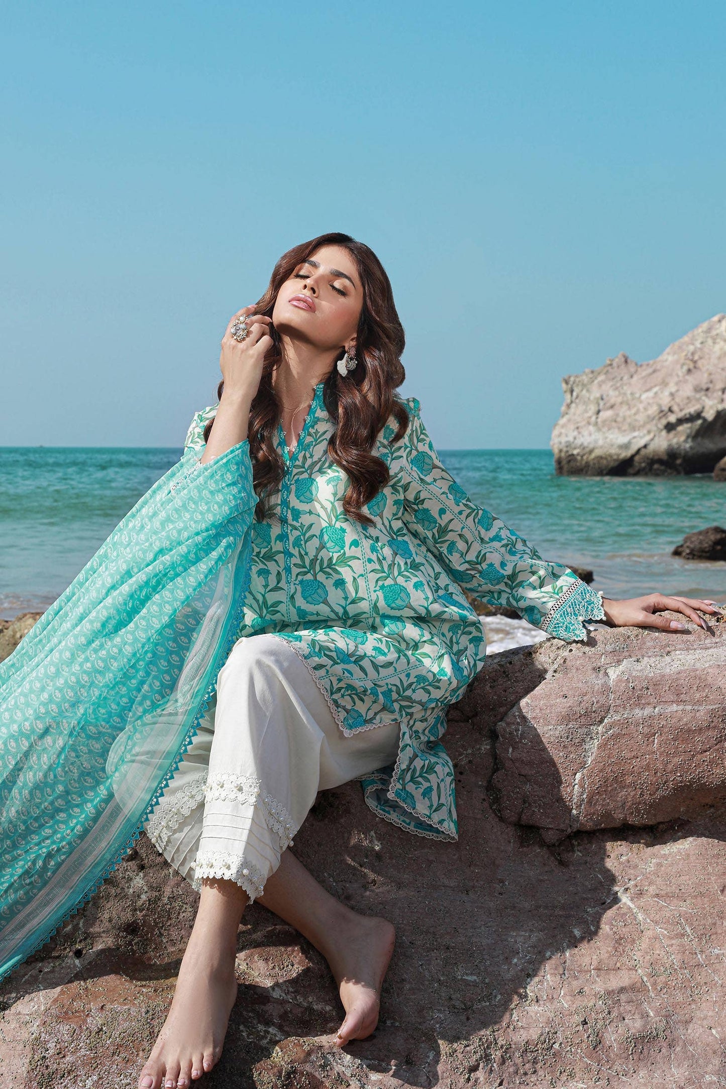 Sana Safinaz | Mahay Spring 24 | H241-002A-2BI - House Of Anaya