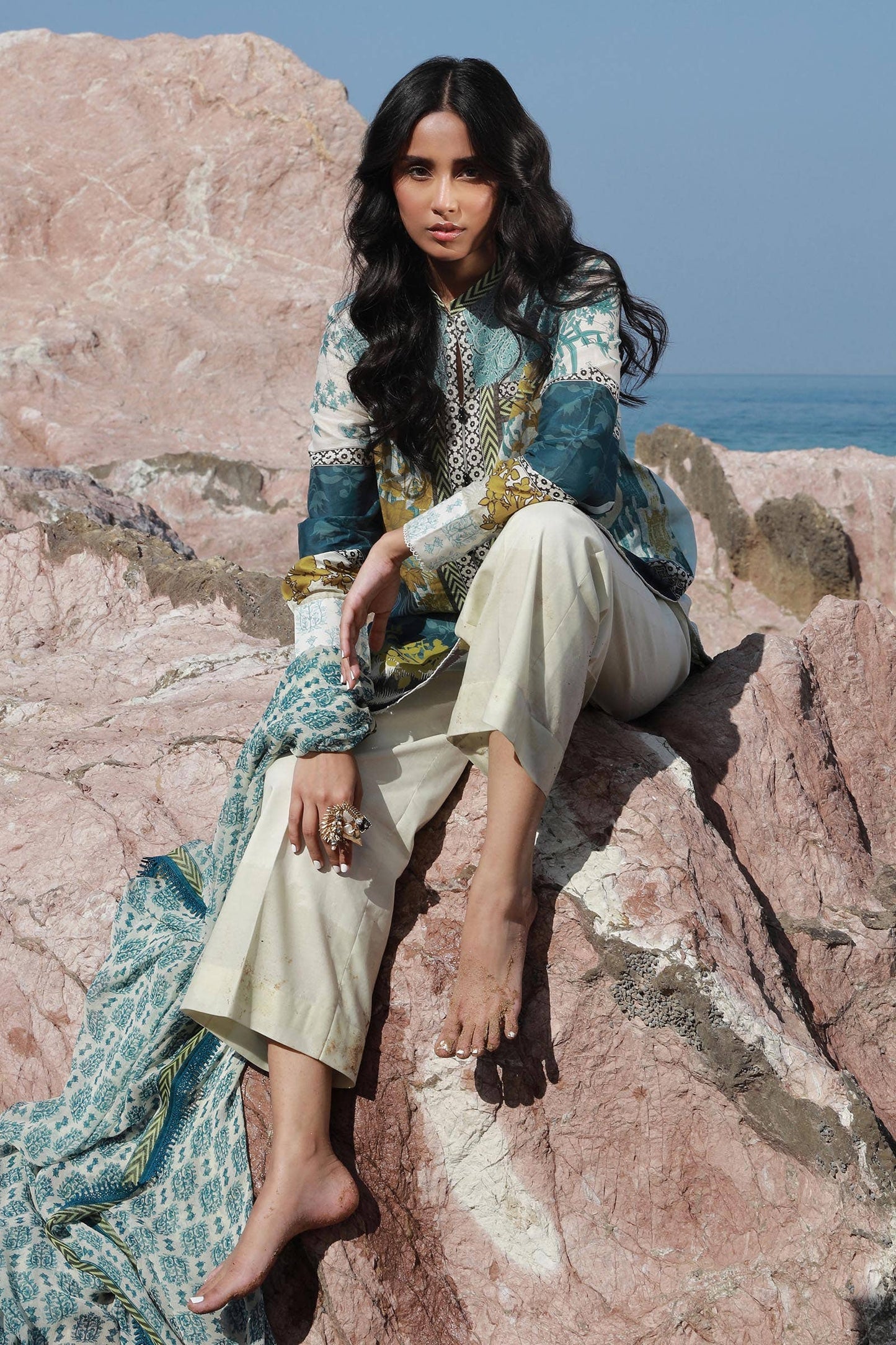Sana Safinaz | Mahay Spring 24 | H241-015A-2I - House Of Anaya
