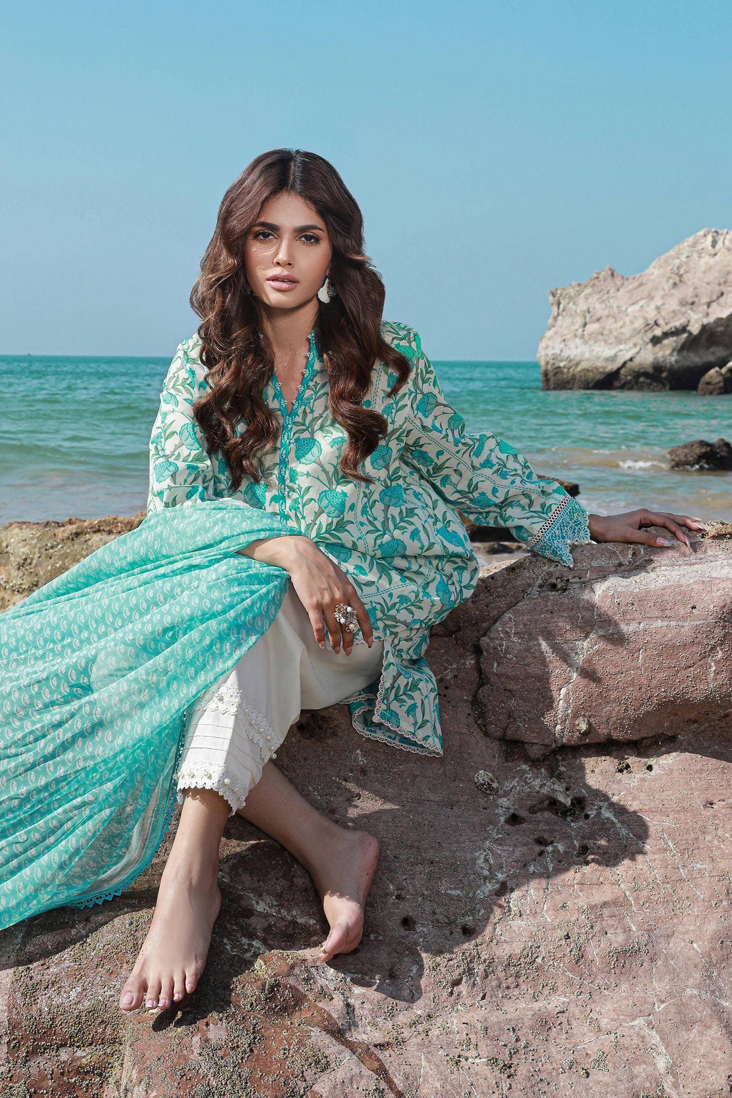 Sana Safinaz | Mahay Spring 24 | H241-002A-2BI - House Of Anaya