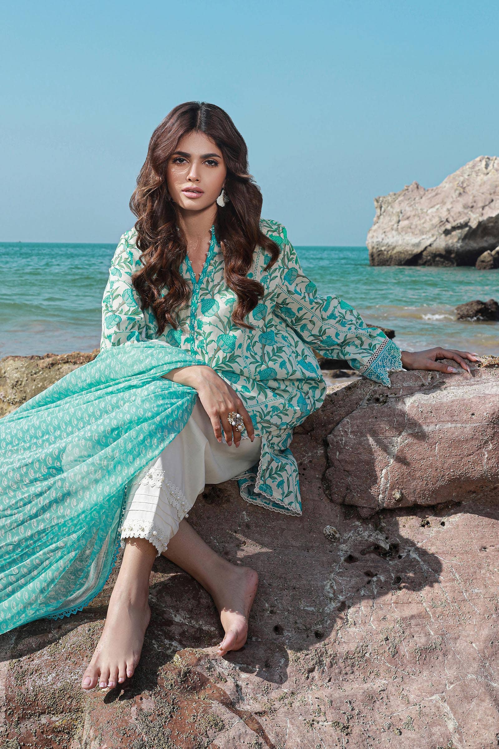 Sana Safinaz | Mahay Spring 24 | H241-002A-2BI - House Of Anaya