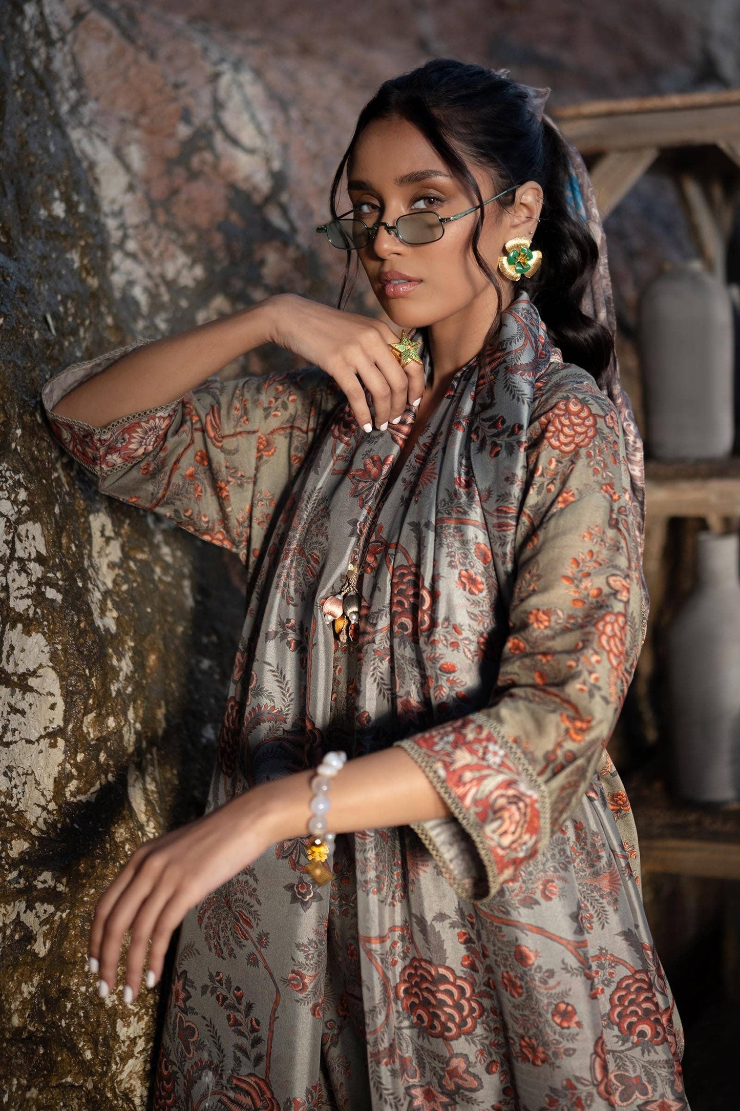 Sana Safinaz | Mahay Spring 24 | H241-016A-3CK - House Of Anaya