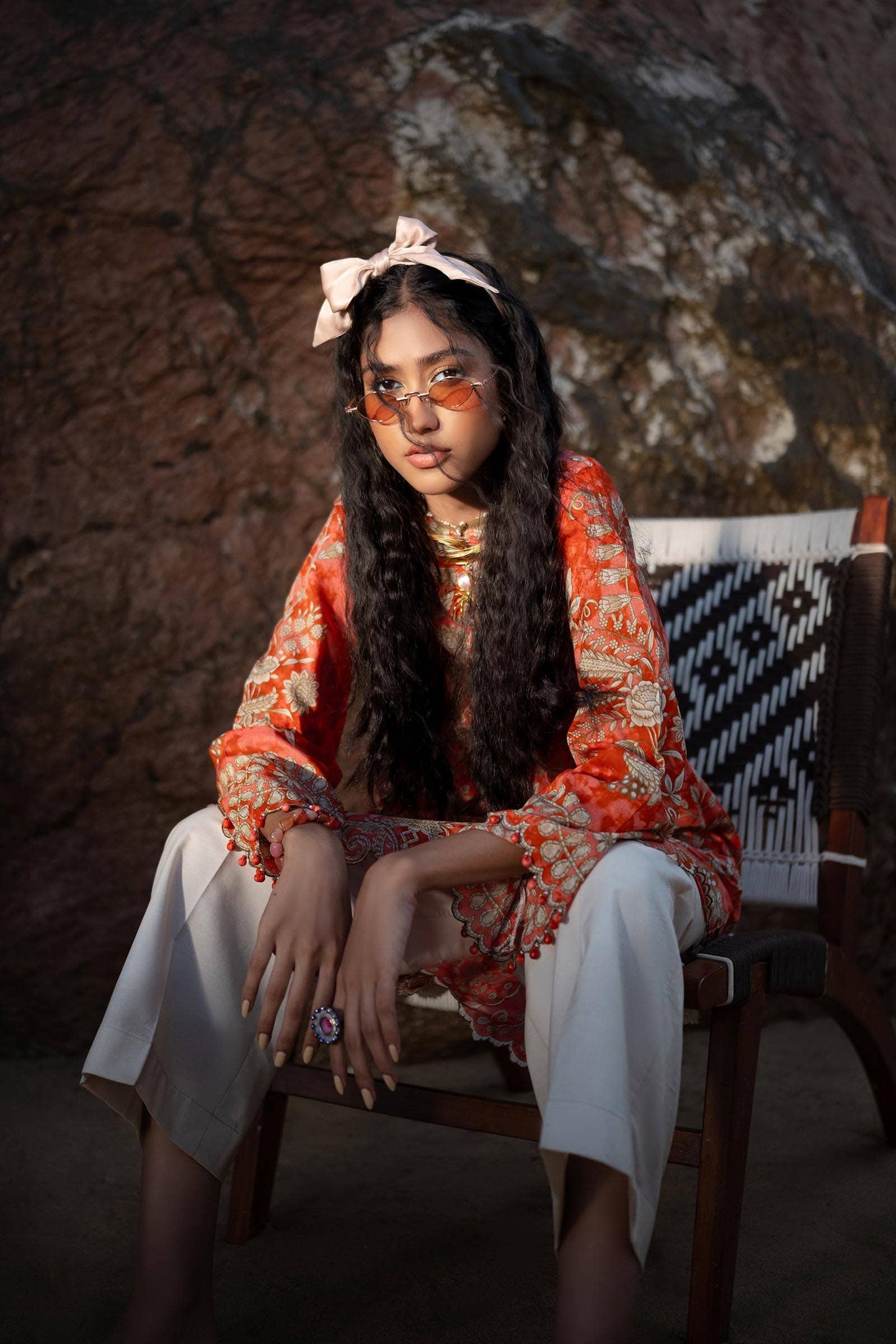 Sana Safinaz | Mahay Spring 24 | H241-018A-2BG - House Of Anaya