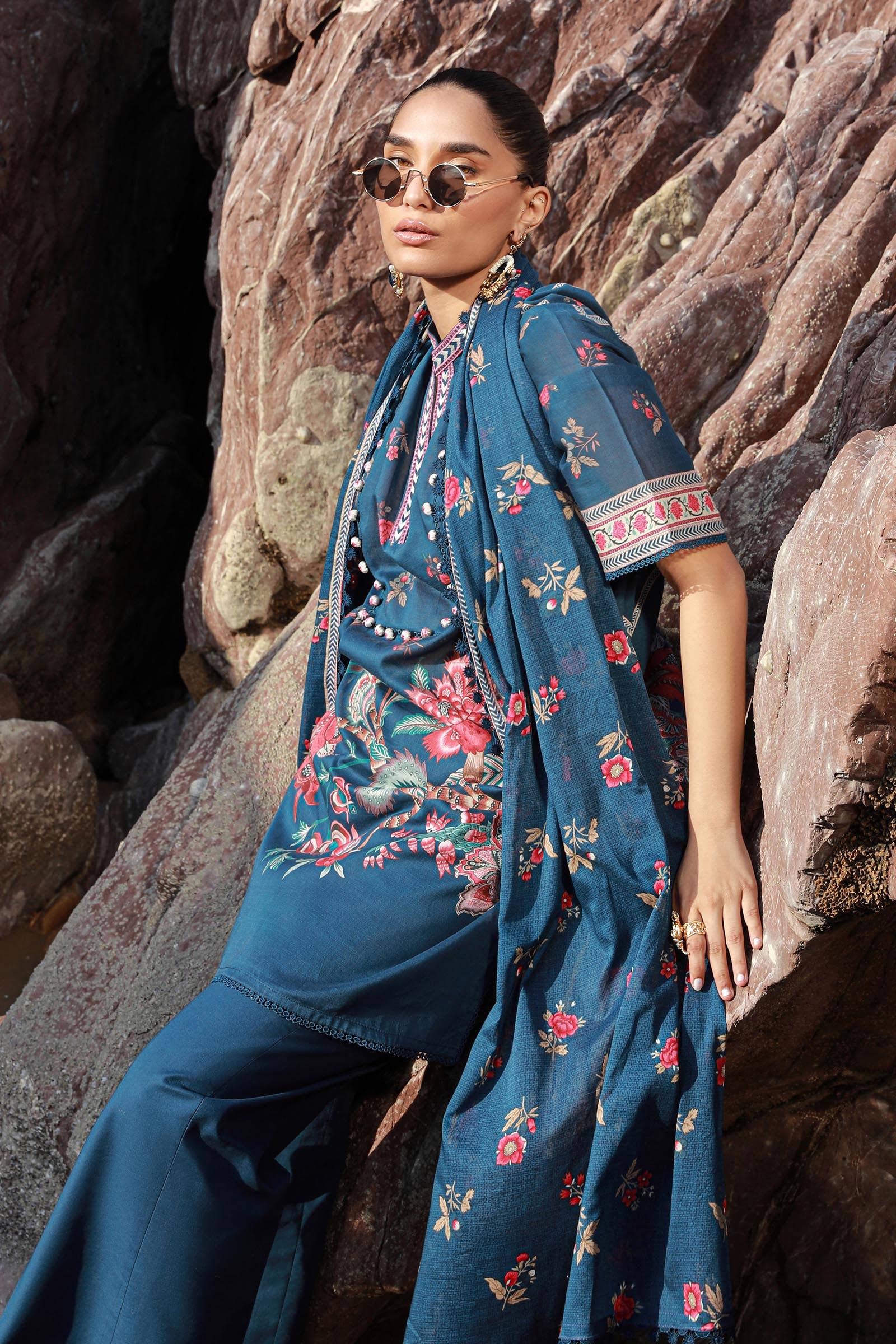 Sana Safinaz | Mahay Spring 24 | H241-020B-3CG - House Of Anaya
