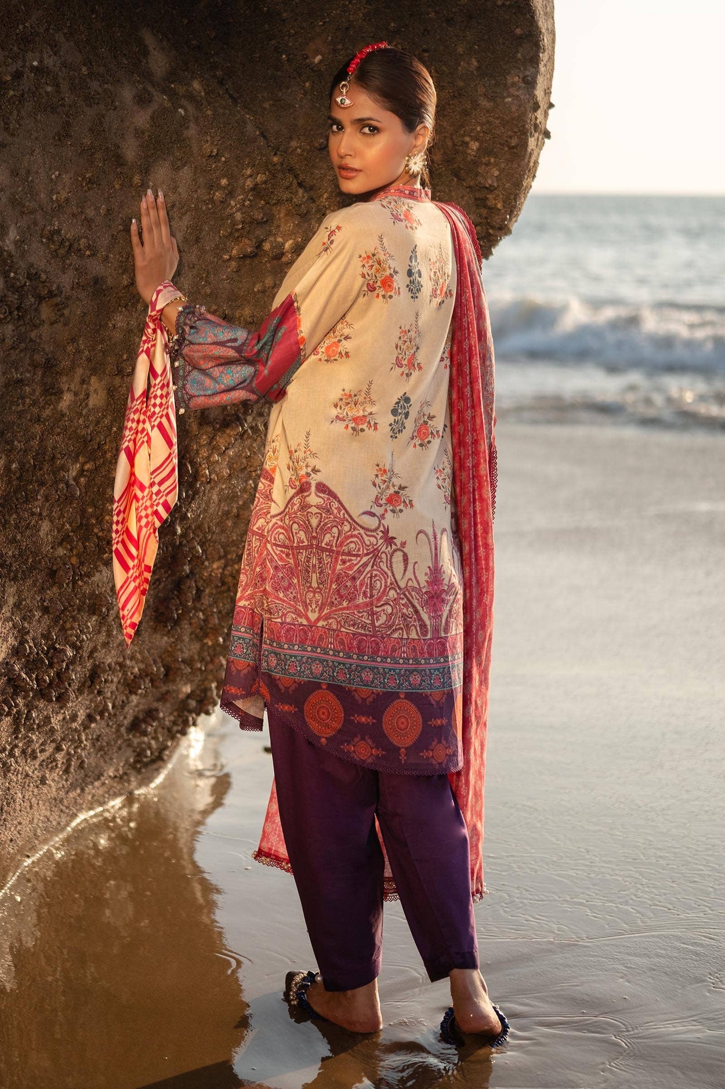 Sana Safinaz | Mahay Spring 24 | H241-021B-3DE - House Of Anaya