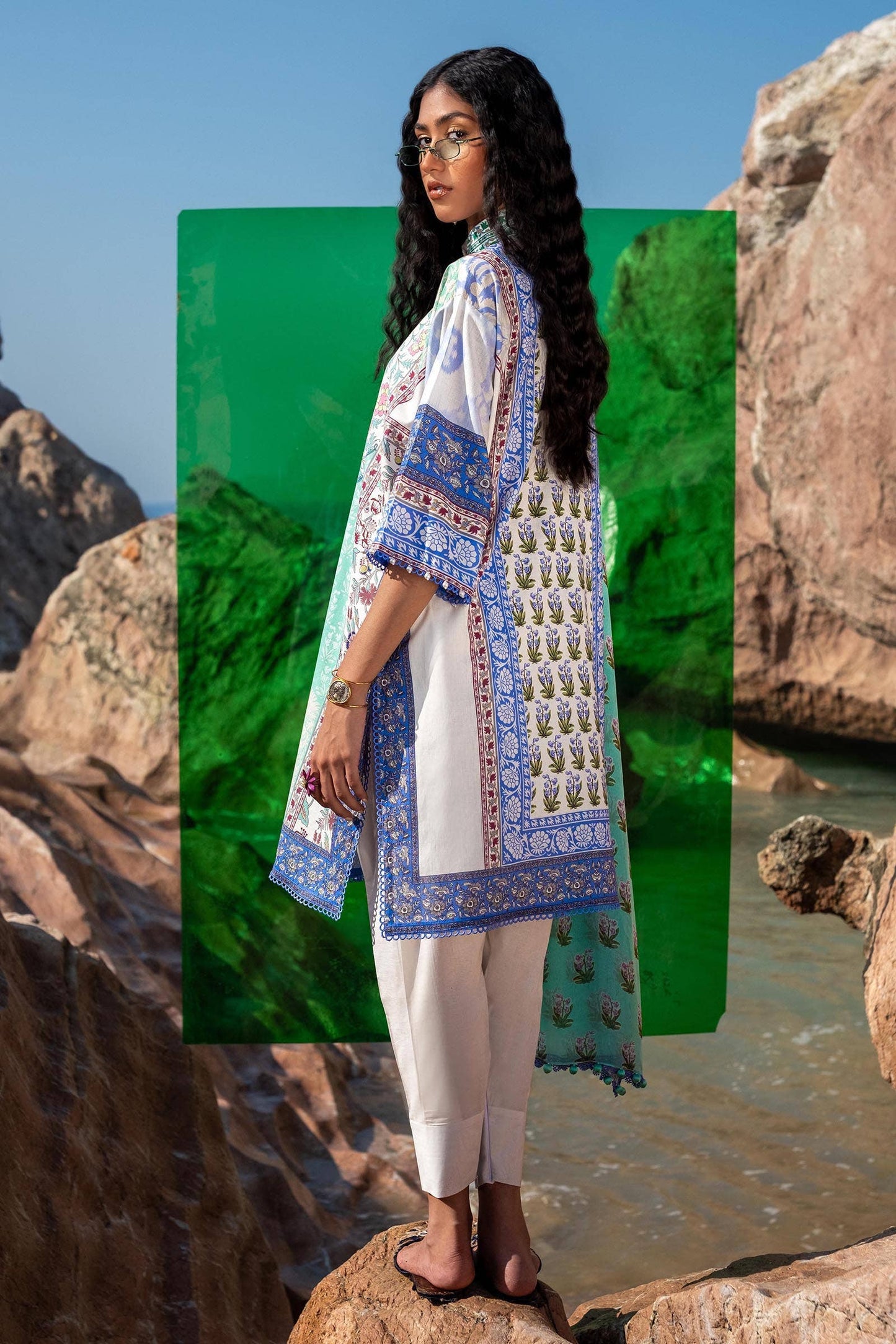 Sana Safinaz | Mahay Spring 24 | H241-003B-2BI - House Of Anaya