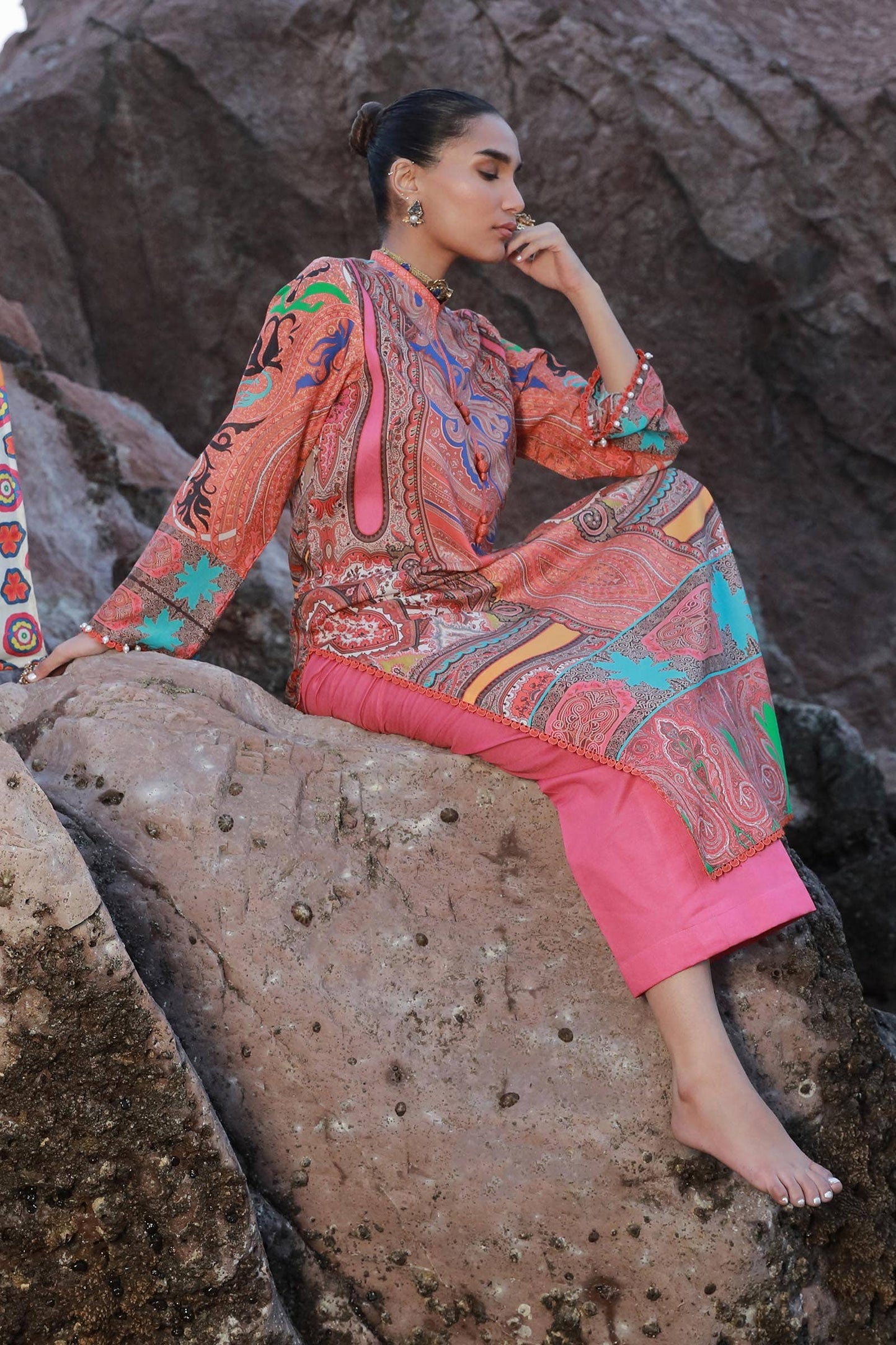 Sana Safinaz | Mahay Spring 24 | H241-012A-2C - House Of Anaya