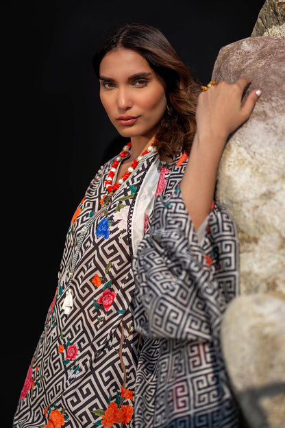 Sana Safinaz | Mahay Spring 24 | H241-013A-2BK - House Of Anaya