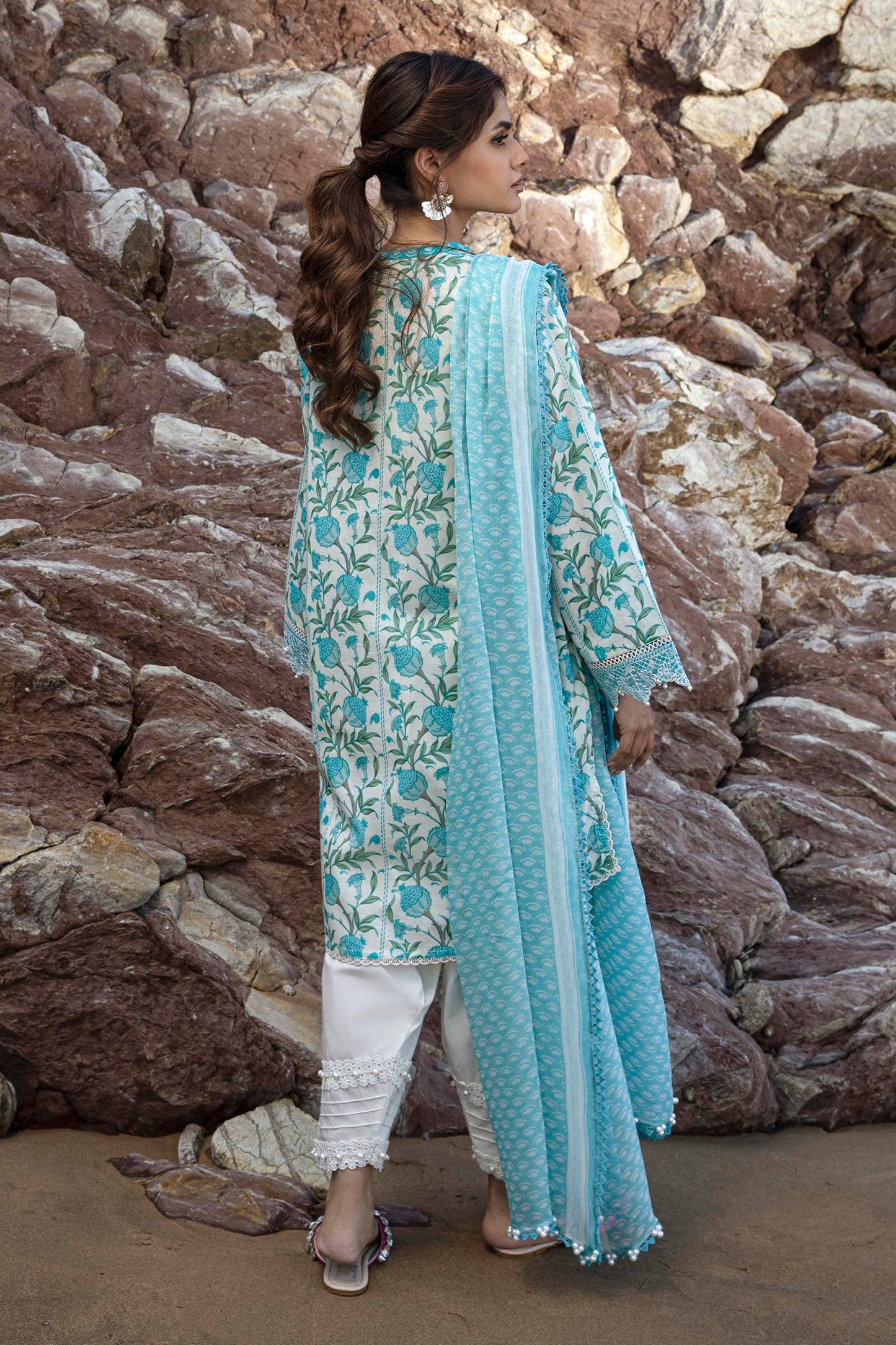 Sana Safinaz | Mahay Spring 24 | H241-002A-2BI - House Of Anaya