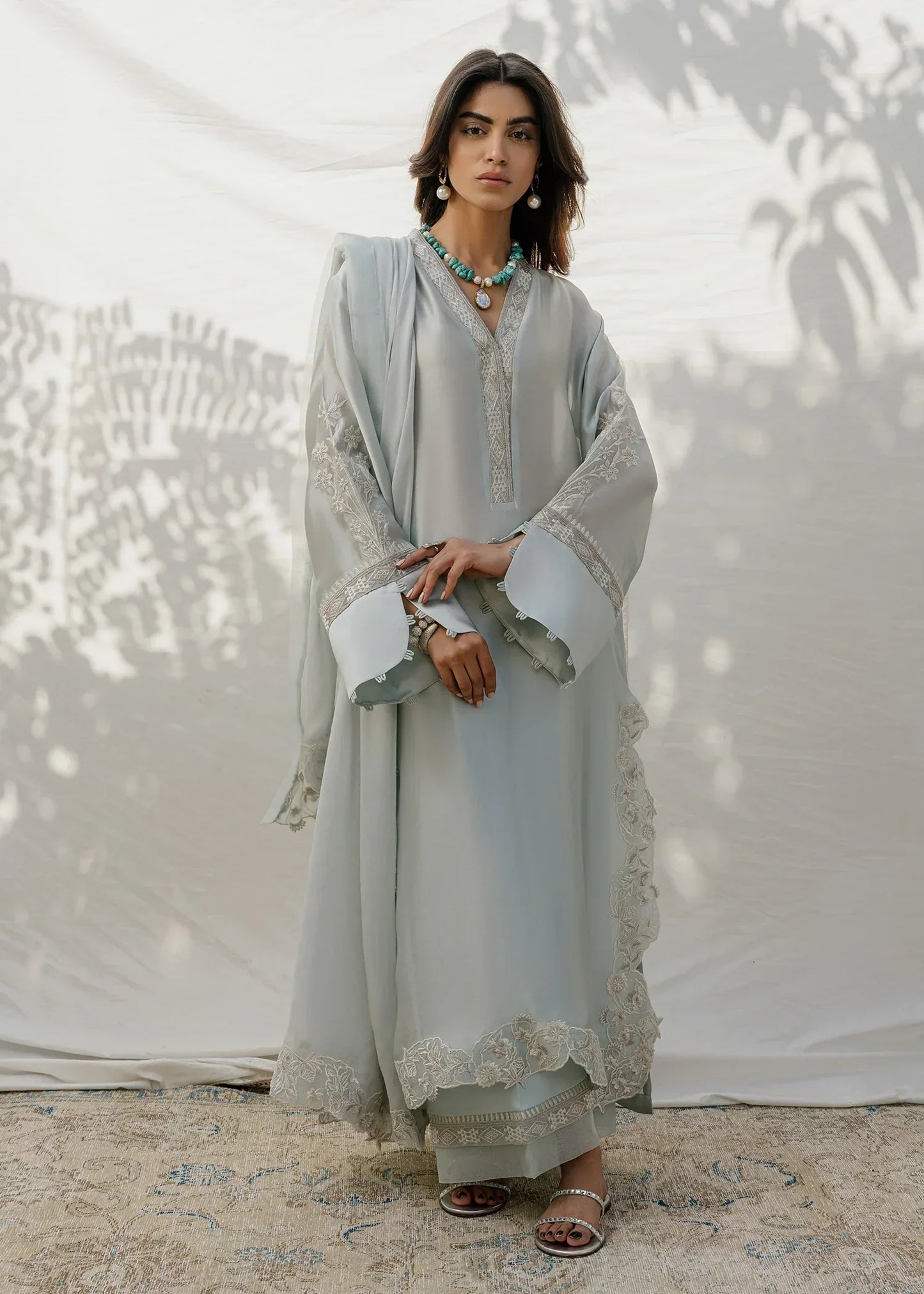 Mahgul | Eid Edit 2024 | Silver Light - House Of Anaya
