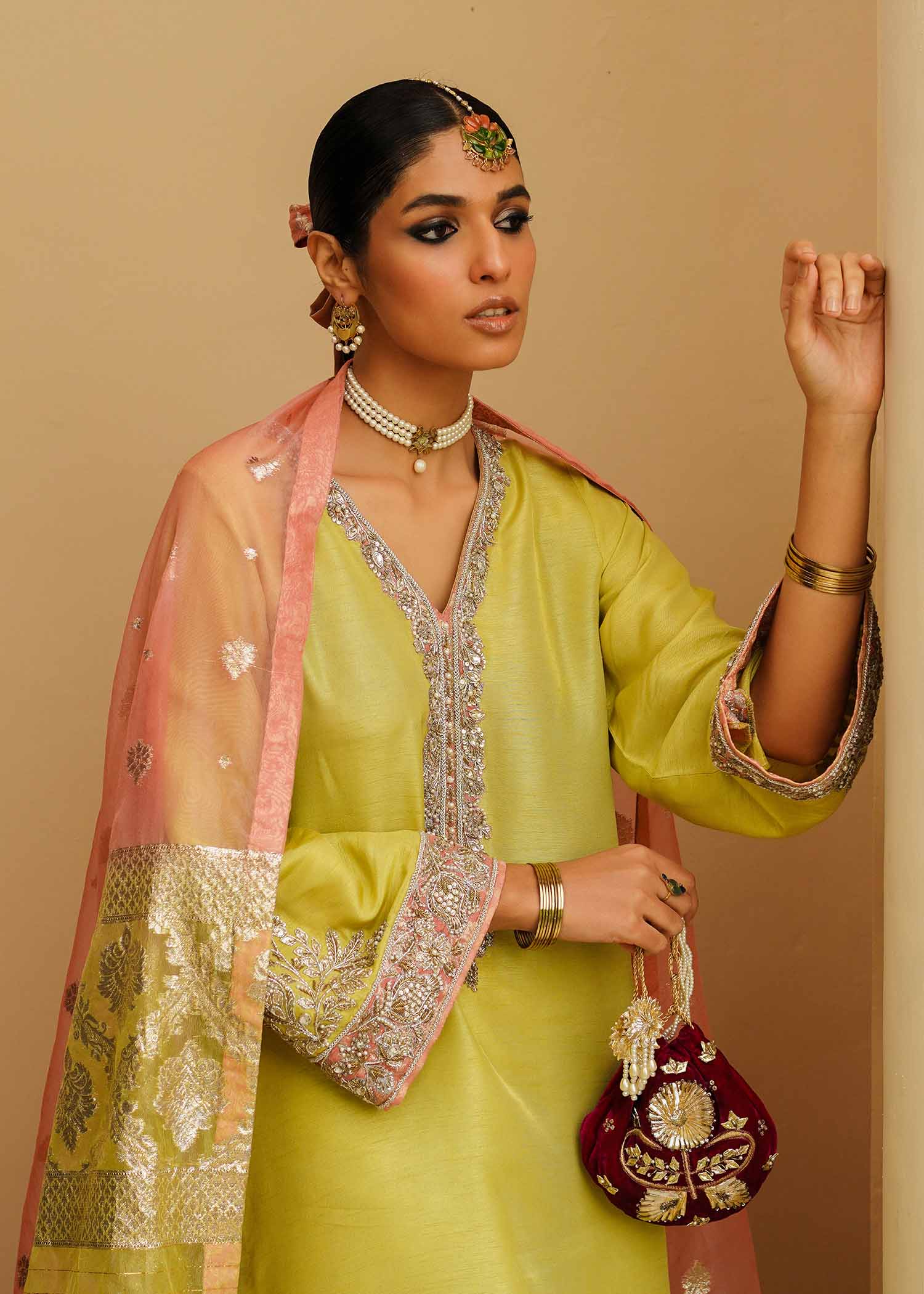 Mahgul | Eid Edit 2024 | Lemon Mint - House Of Anaya