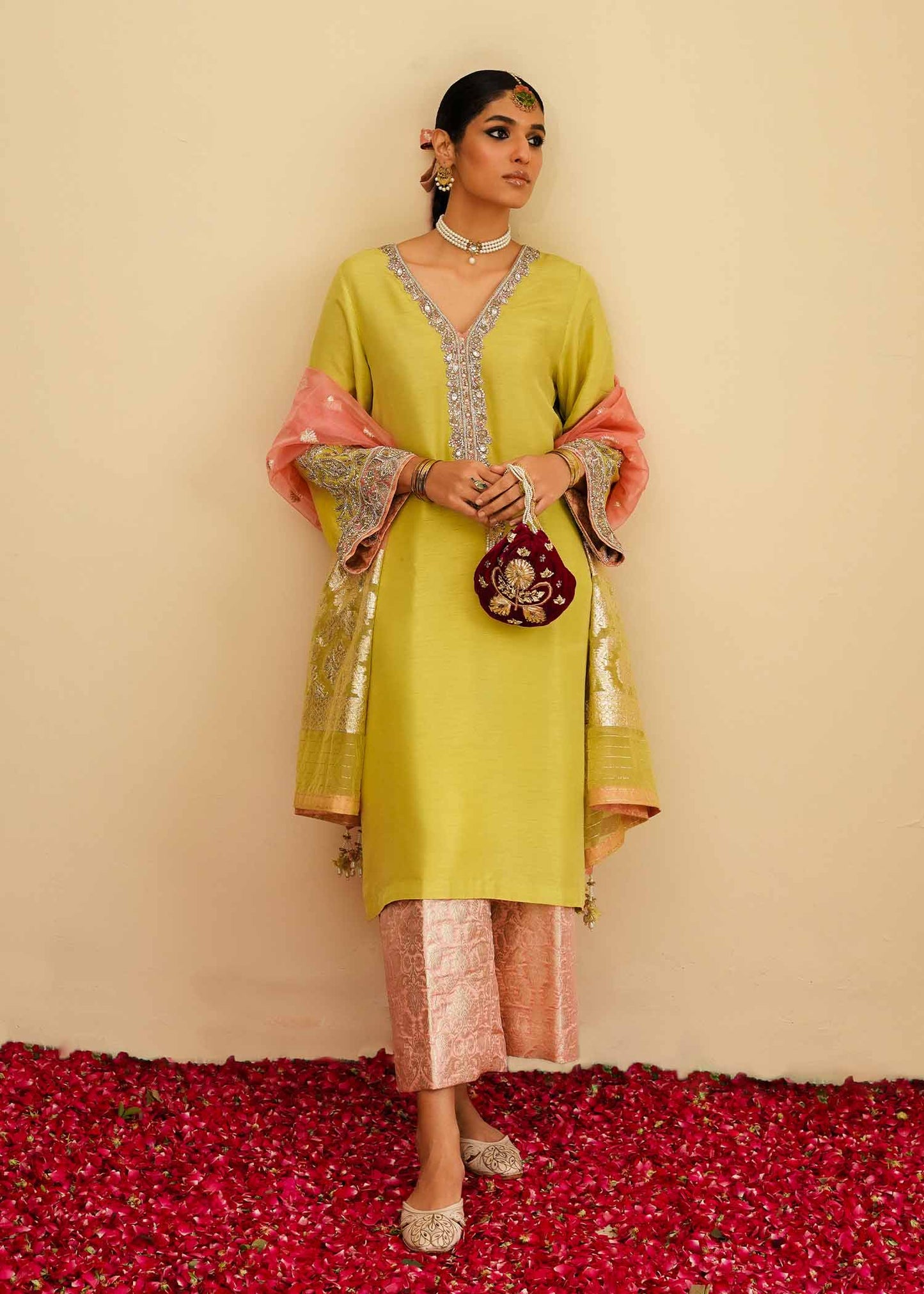 Mahgul | Eid Edit 2024 | Lemon Mint - House Of Anaya