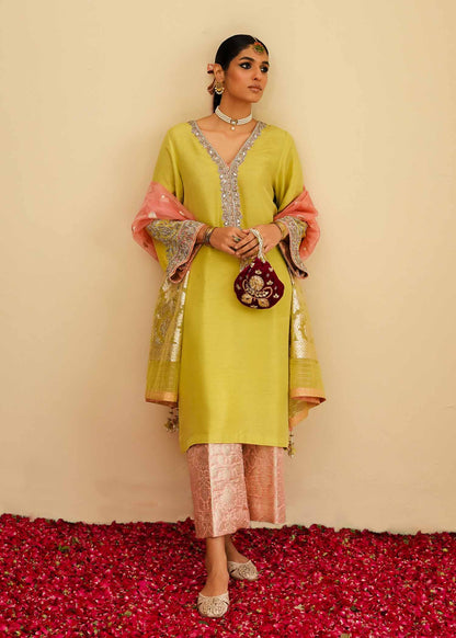 Mahgul | Eid Edit 2024 | Lemon Mint - House Of Anaya
