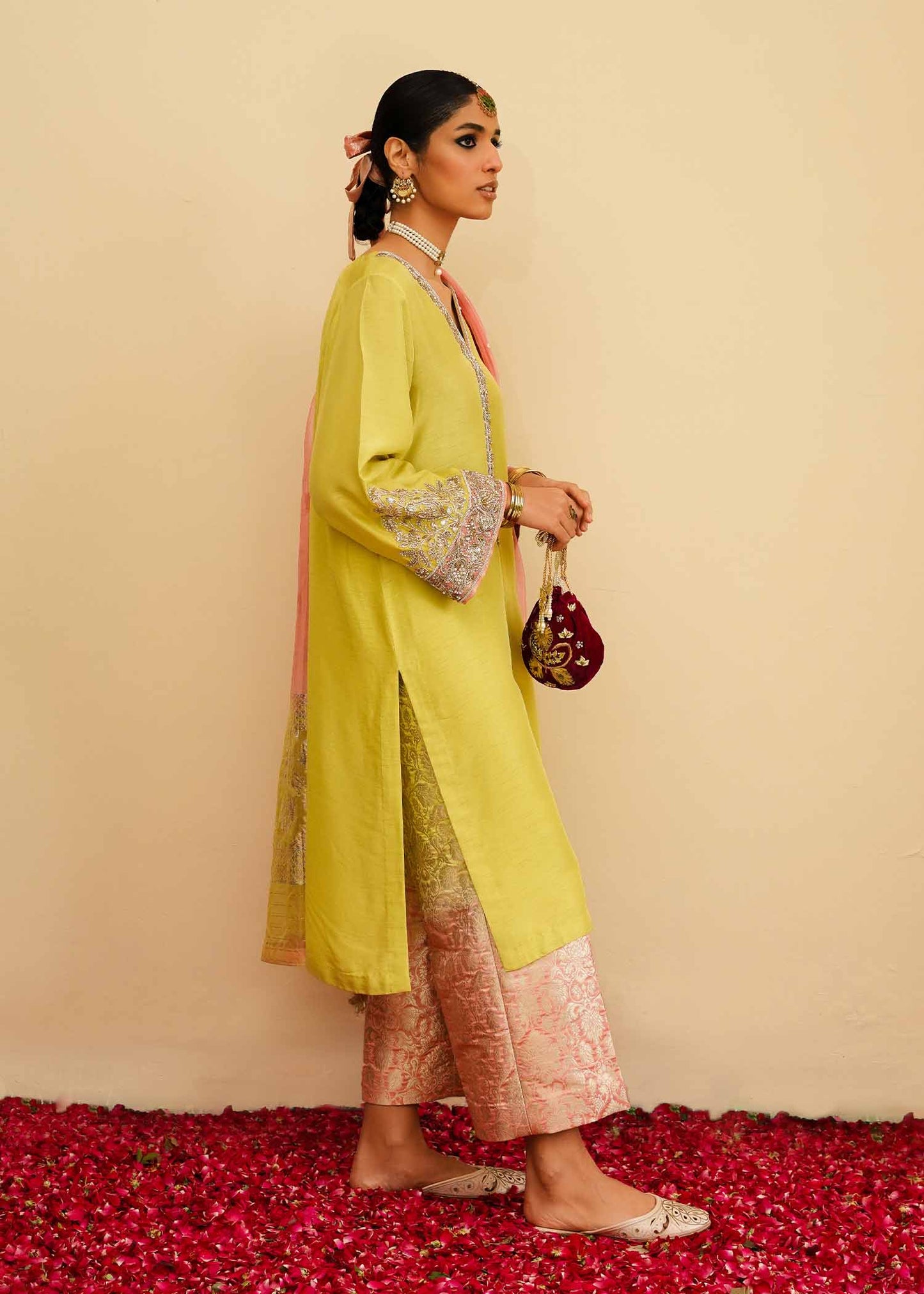 Mahgul | Eid Edit 2024 | Lemon Mint - House Of Anaya
