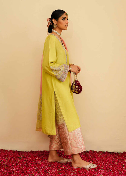 Mahgul | Eid Edit 2024 | Lemon Mint - House Of Anaya