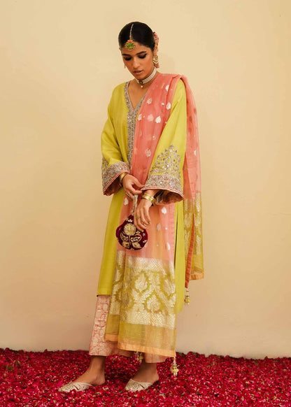 Mahgul | Eid Edit 2024 | Lemon Mint - House Of Anaya