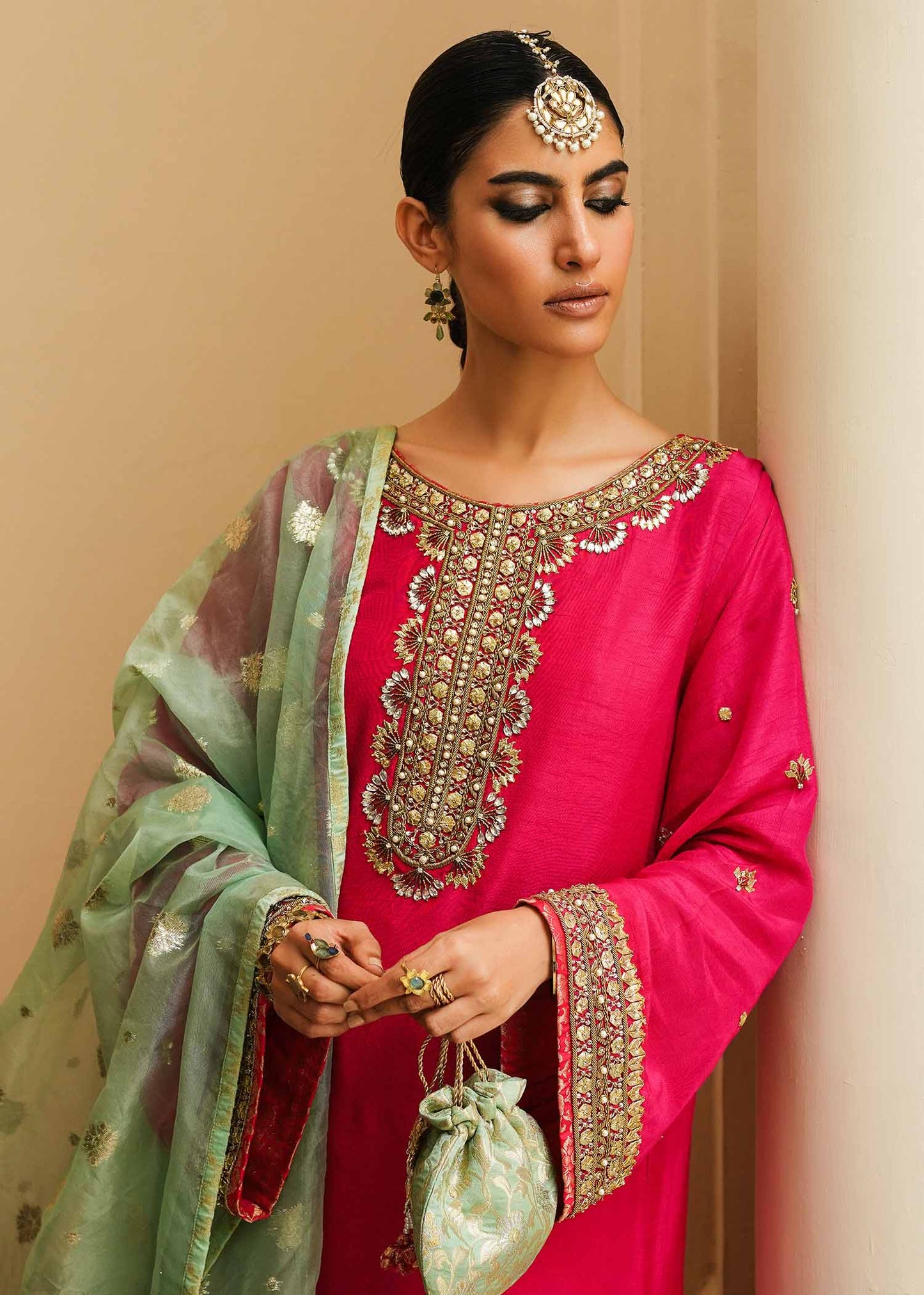 Mahgul | Eid Edit 2024 | Fuschia Rose - House Of Anaya