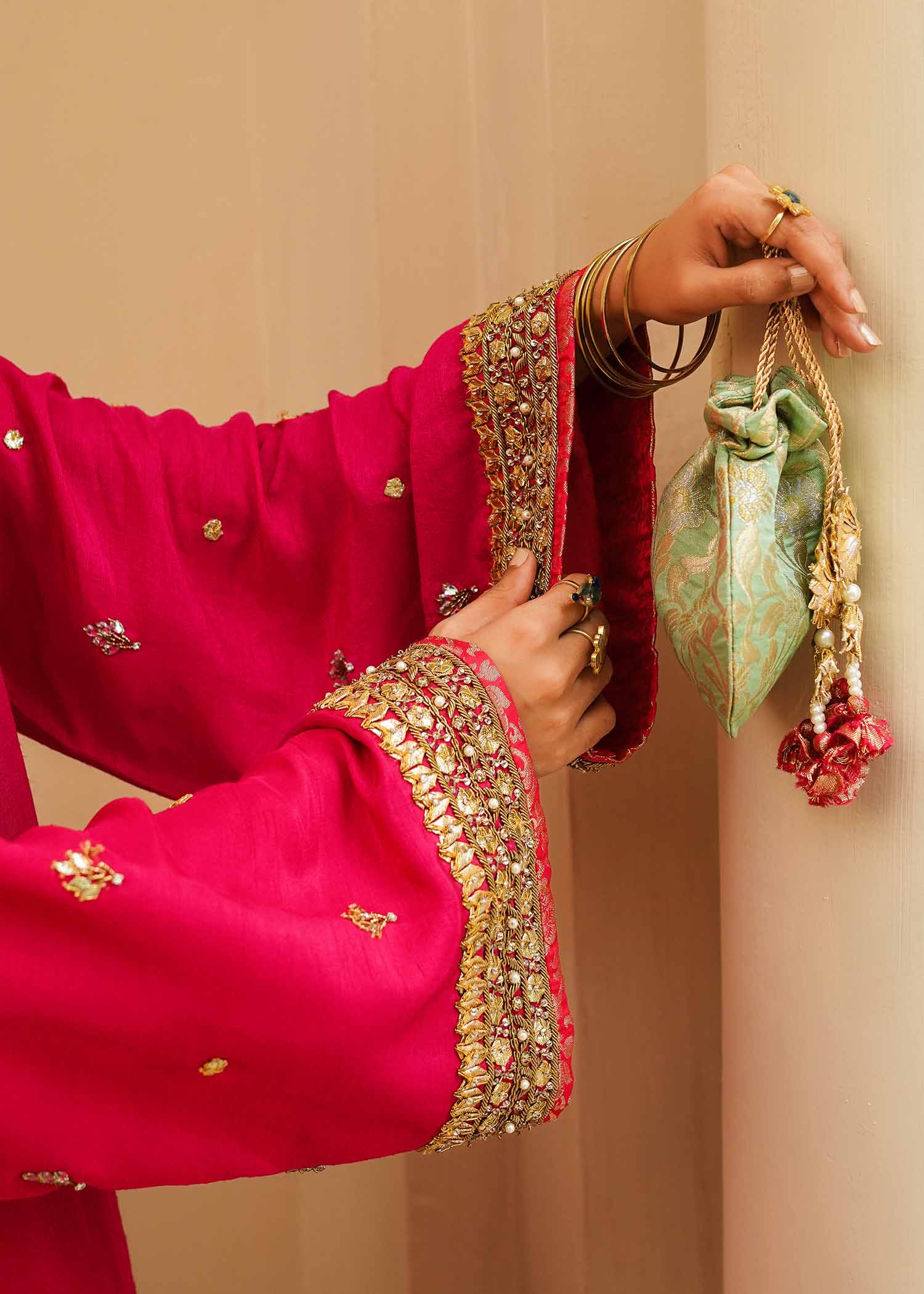 Mahgul | Eid Edit 2024 | Fuschia Rose - House Of Anaya