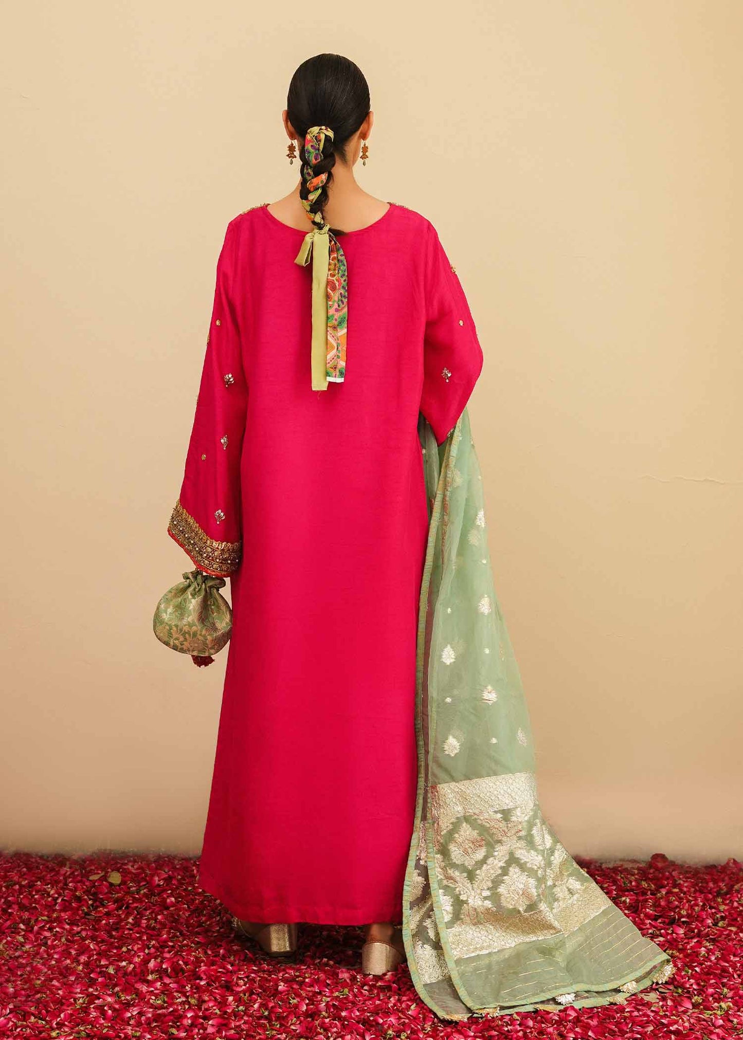 Mahgul | Eid Edit 2024 | Fuschia Rose - House Of Anaya