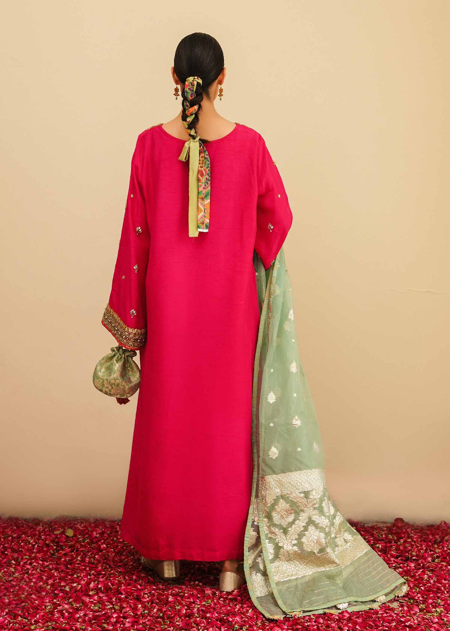 Mahgul | Eid Edit 2024 | Fuschia Rose - House Of Anaya