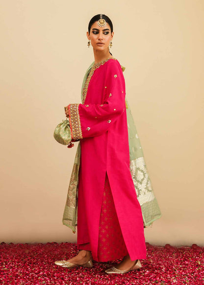 Mahgul | Eid Edit 2024 | Fuschia Rose - House Of Anaya