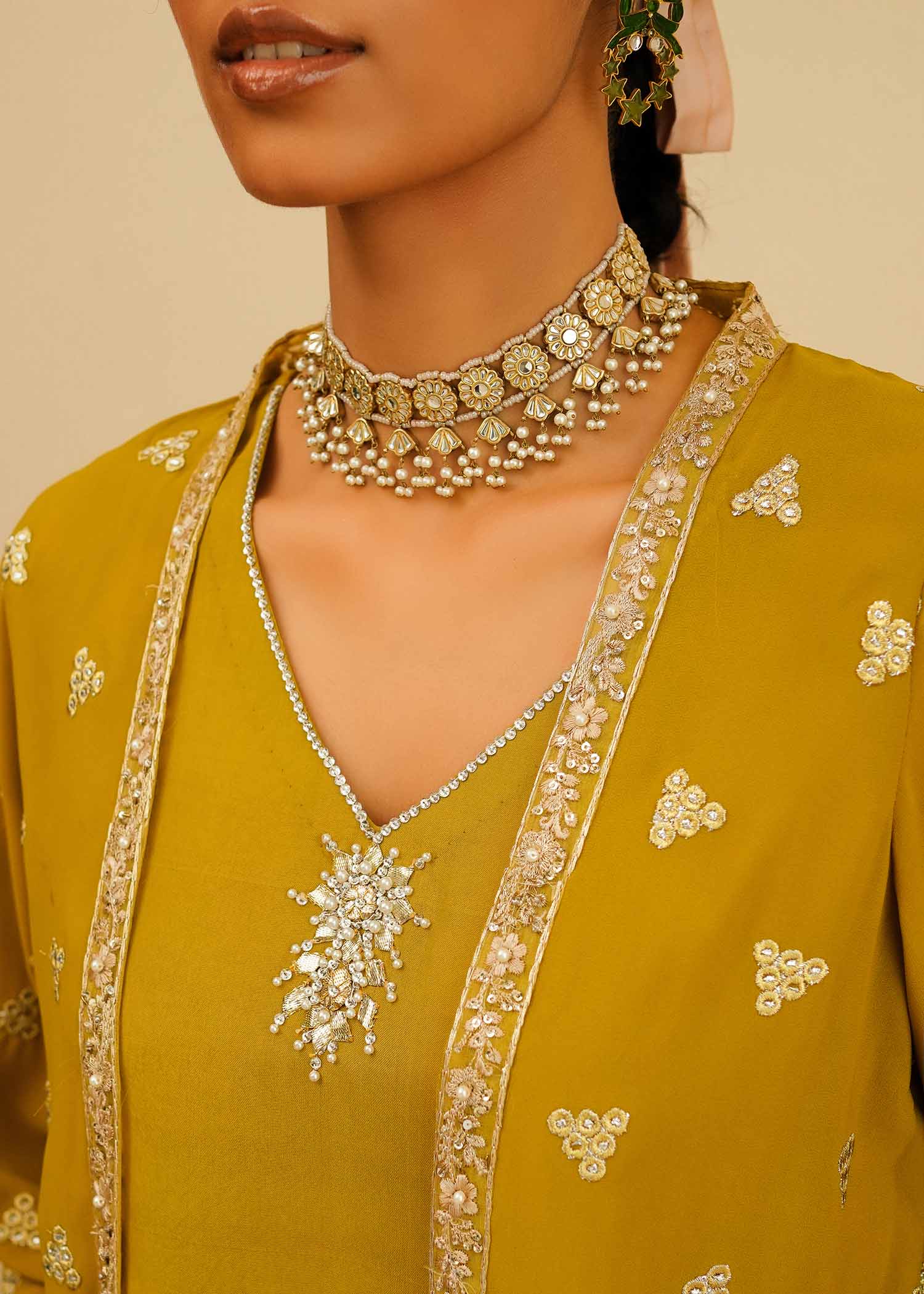 Mahgul | Eid Edit 2024 | Mustard Shine - House Of Anaya