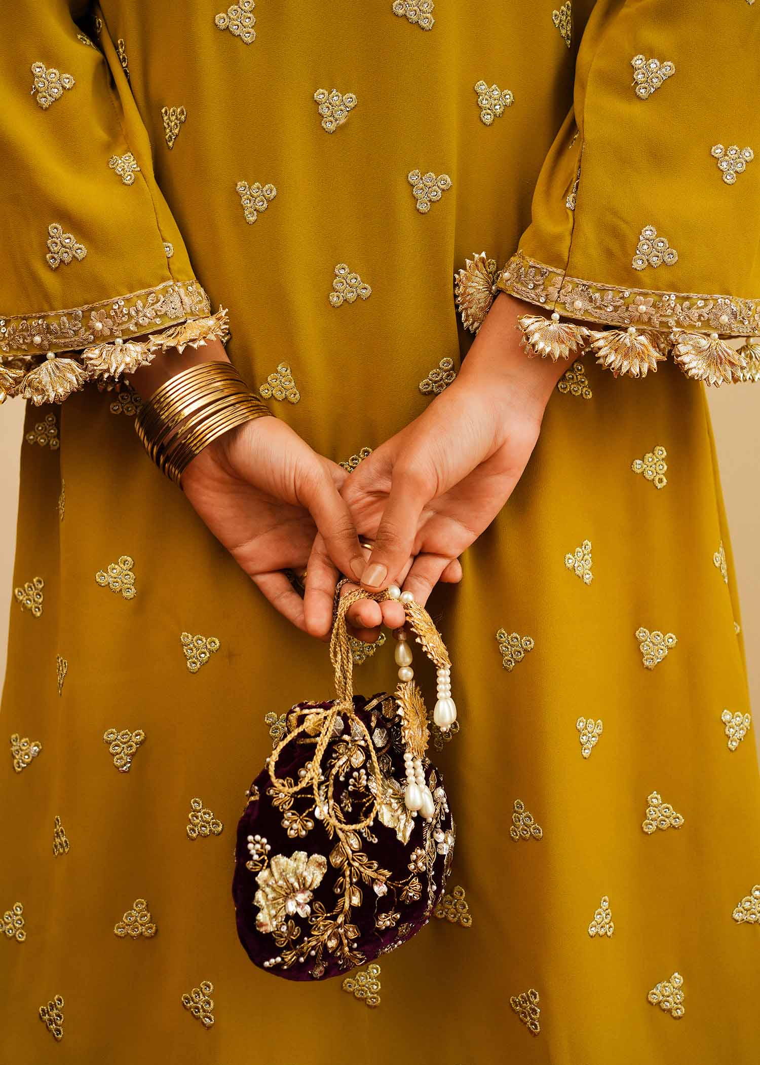 Mahgul | Eid Edit 2024 | Mustard Shine - House Of Anaya