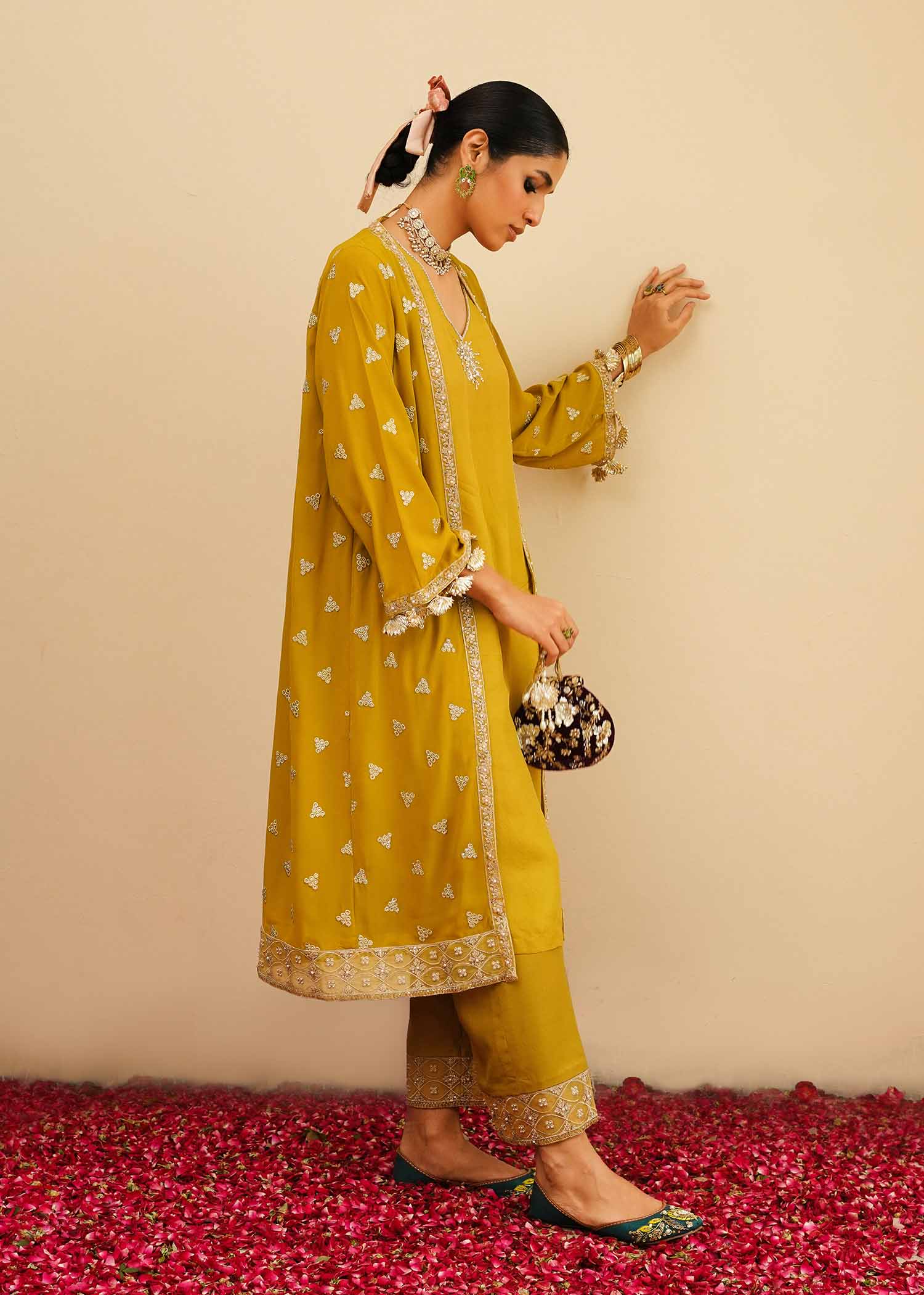 Mahgul | Eid Edit 2024 | Mustard Shine - House Of Anaya