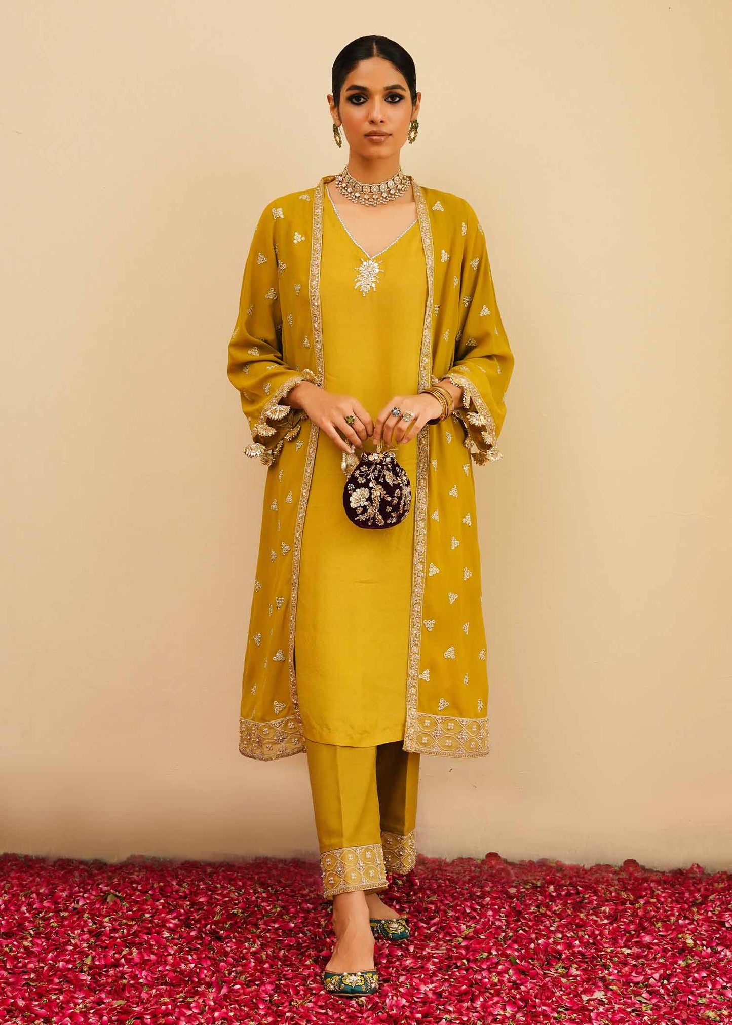 Mahgul | Eid Edit 2024 | Mustard Shine - House Of Anaya