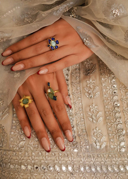 Mahgul | Eid Edit 2024 | Crushed Silver - House Of Anaya
