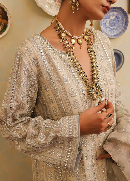 Mahgul | Eid Edit 2024 | Crushed Silver - House Of Anaya