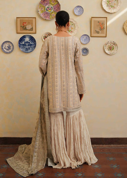 Mahgul | Eid Edit 2024 | Crushed Silver - House Of Anaya