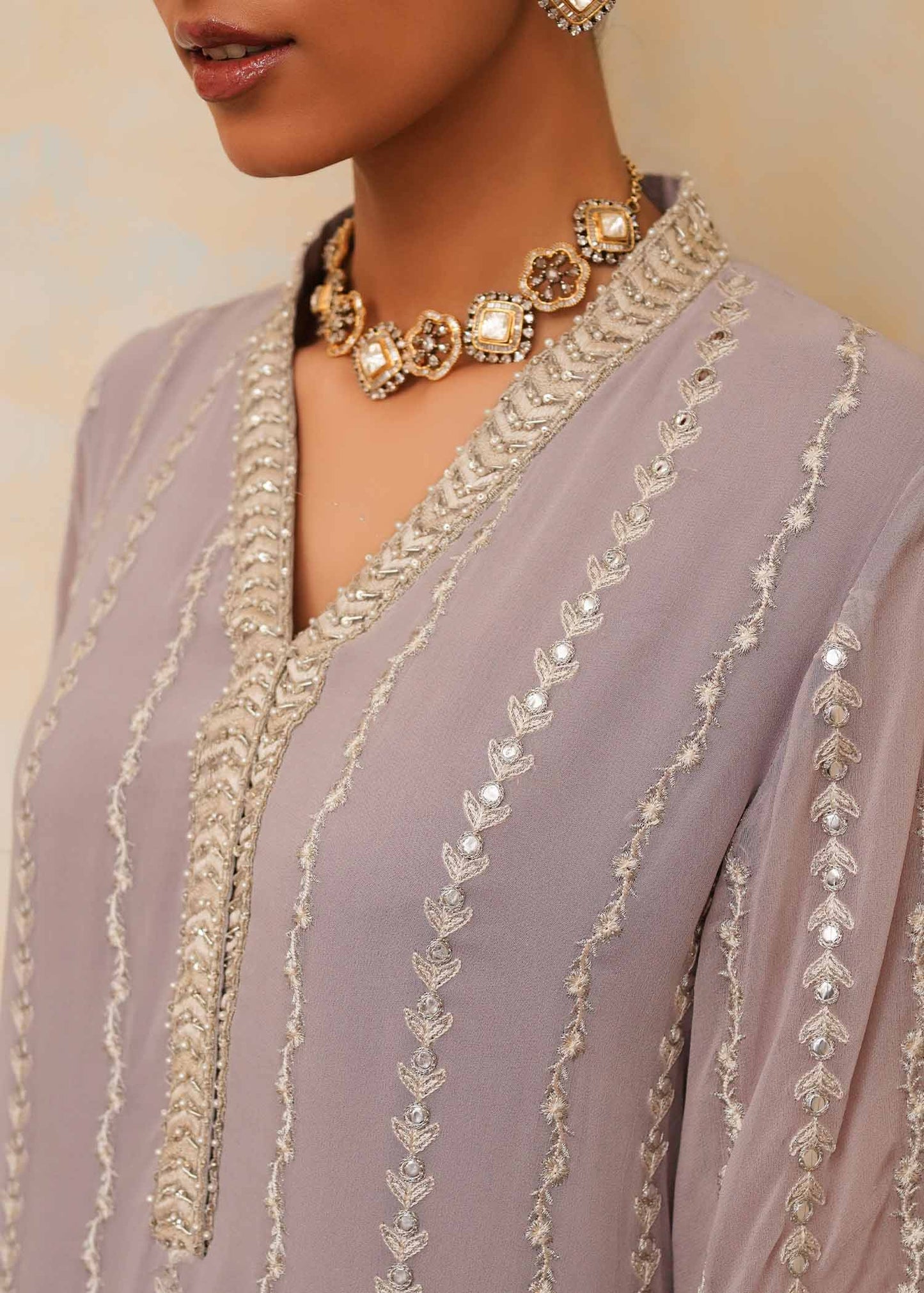 Mahgul | Eid Edit 2024 | Lavender Lines - House Of Anaya