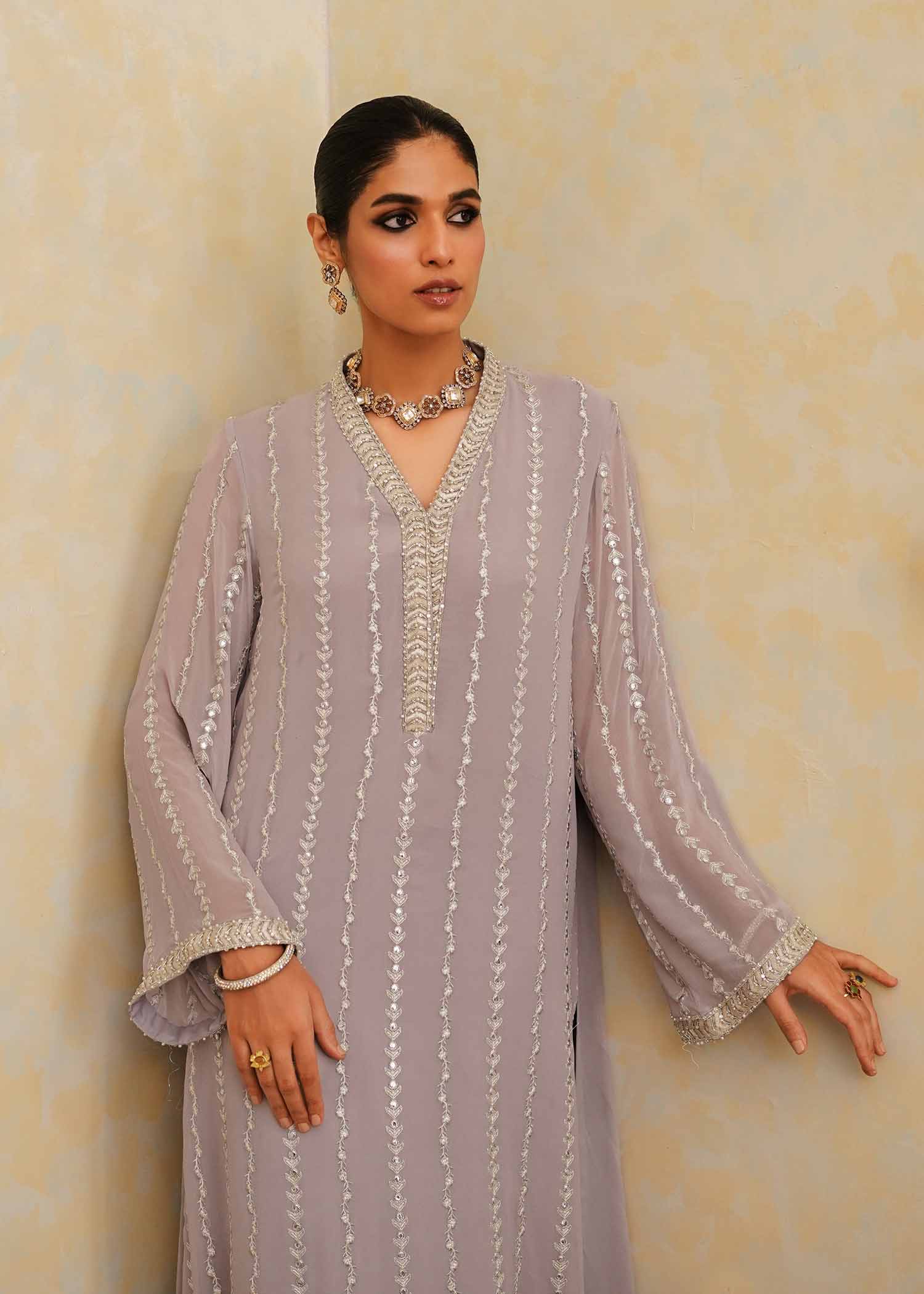 Mahgul | Eid Edit 2024 | Lavender Lines - House Of Anaya